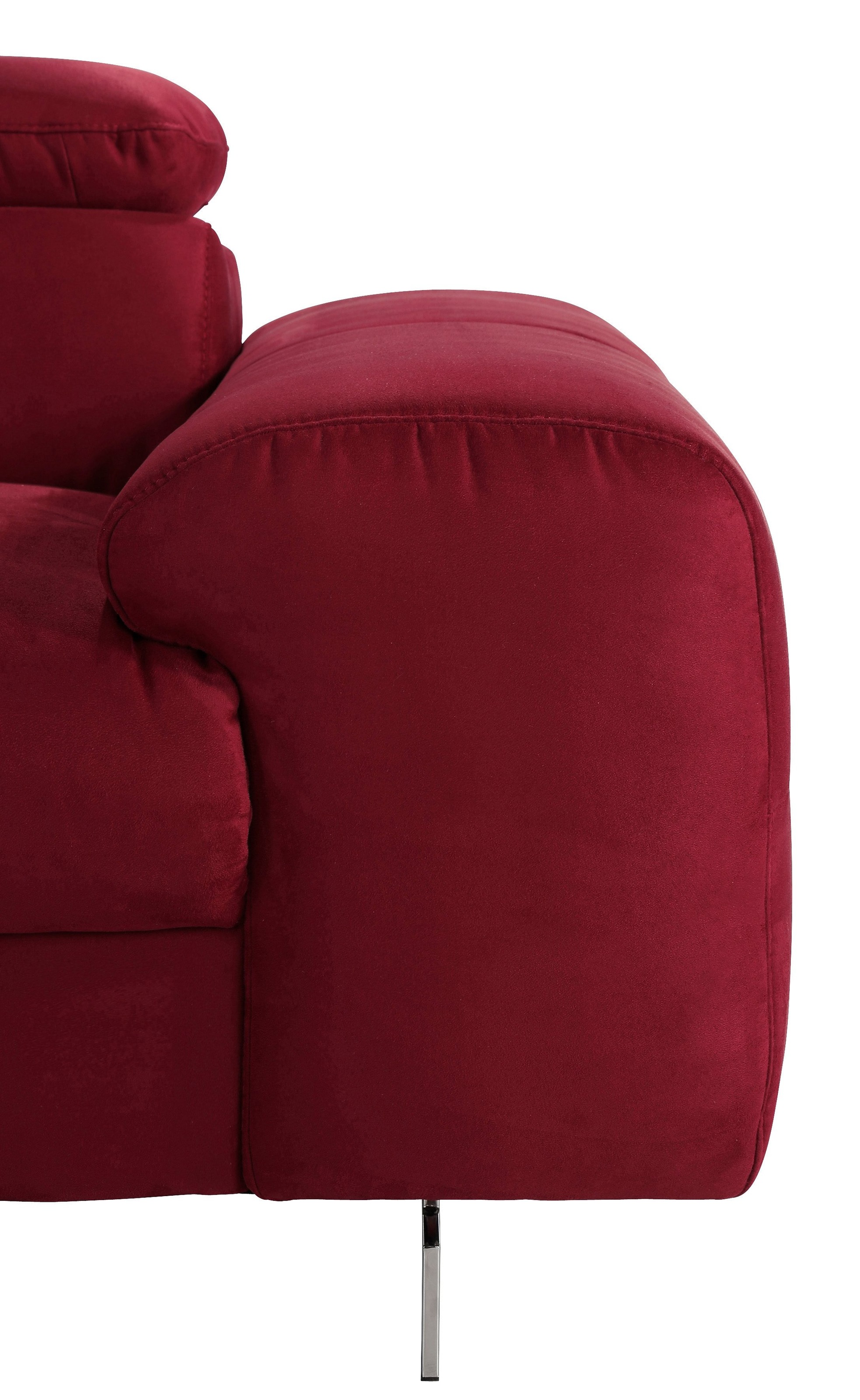 COTTA 3-Sitzer »Chef« Big-Sofa mit Kopfteilverstellung, edle Metallkufen