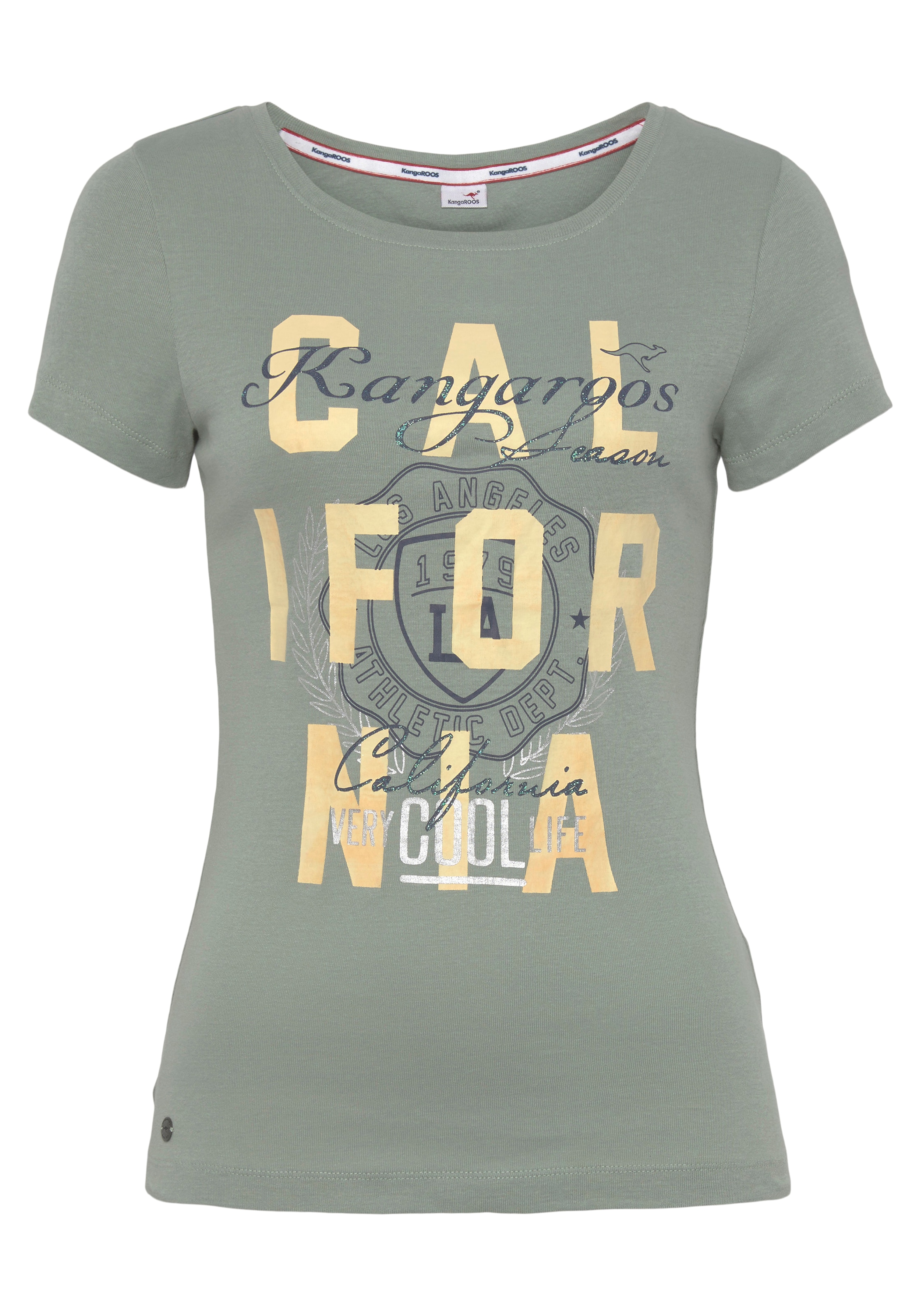 ♕ KangaROOS Print-Shirt, mit Logodruck California-Style versandkostenfrei - kaufen KOLLEKTION im NEUE