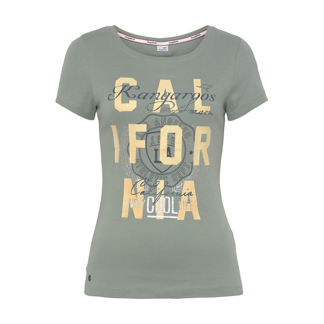 ♕ KangaROOS Print-Shirt, mit Logodruck im California-Style - NEUE  KOLLEKTION versandkostenfrei kaufen