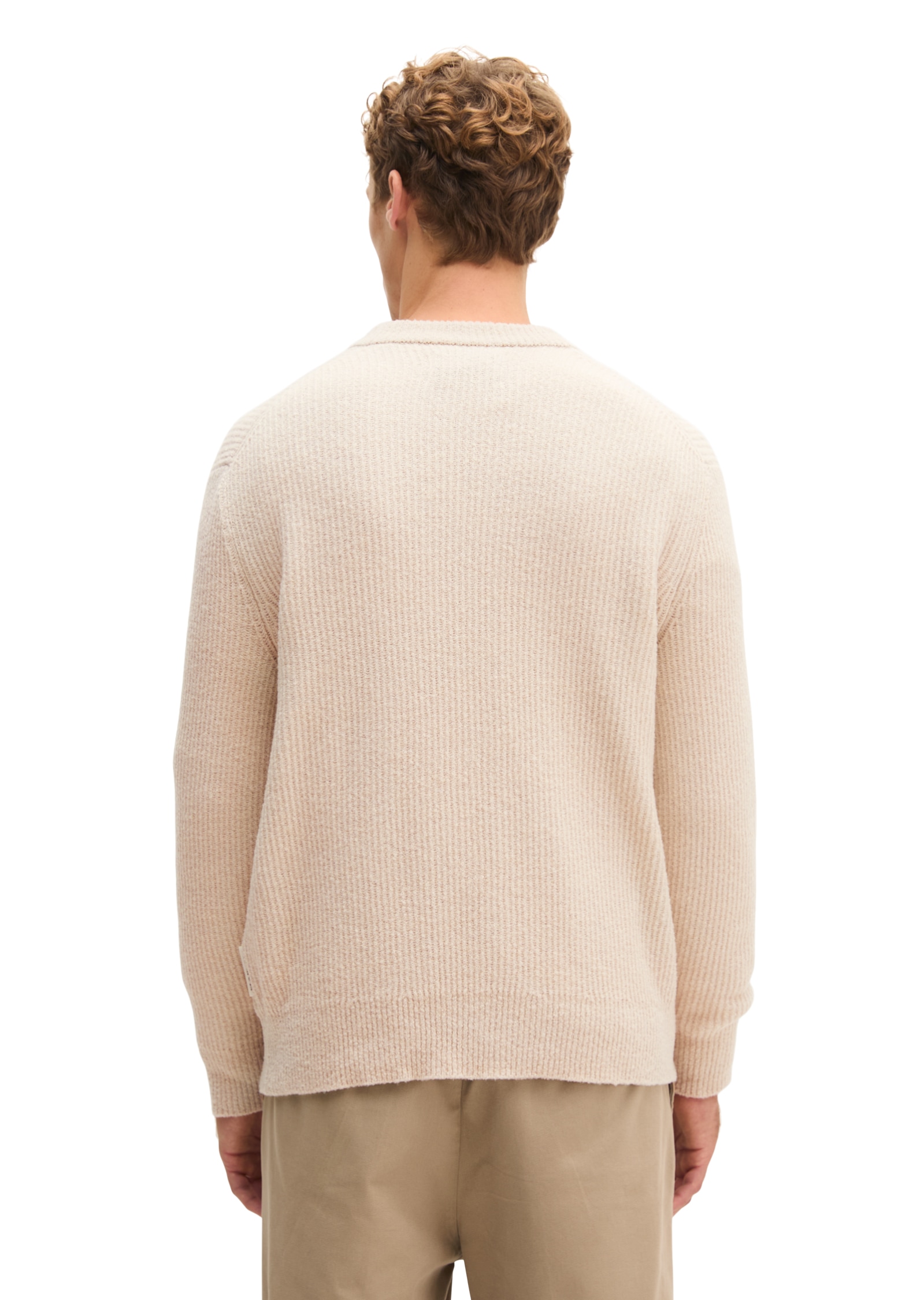 Marc O'Polo Veste en tricot coupe régulière en mélange de laine vierge douce