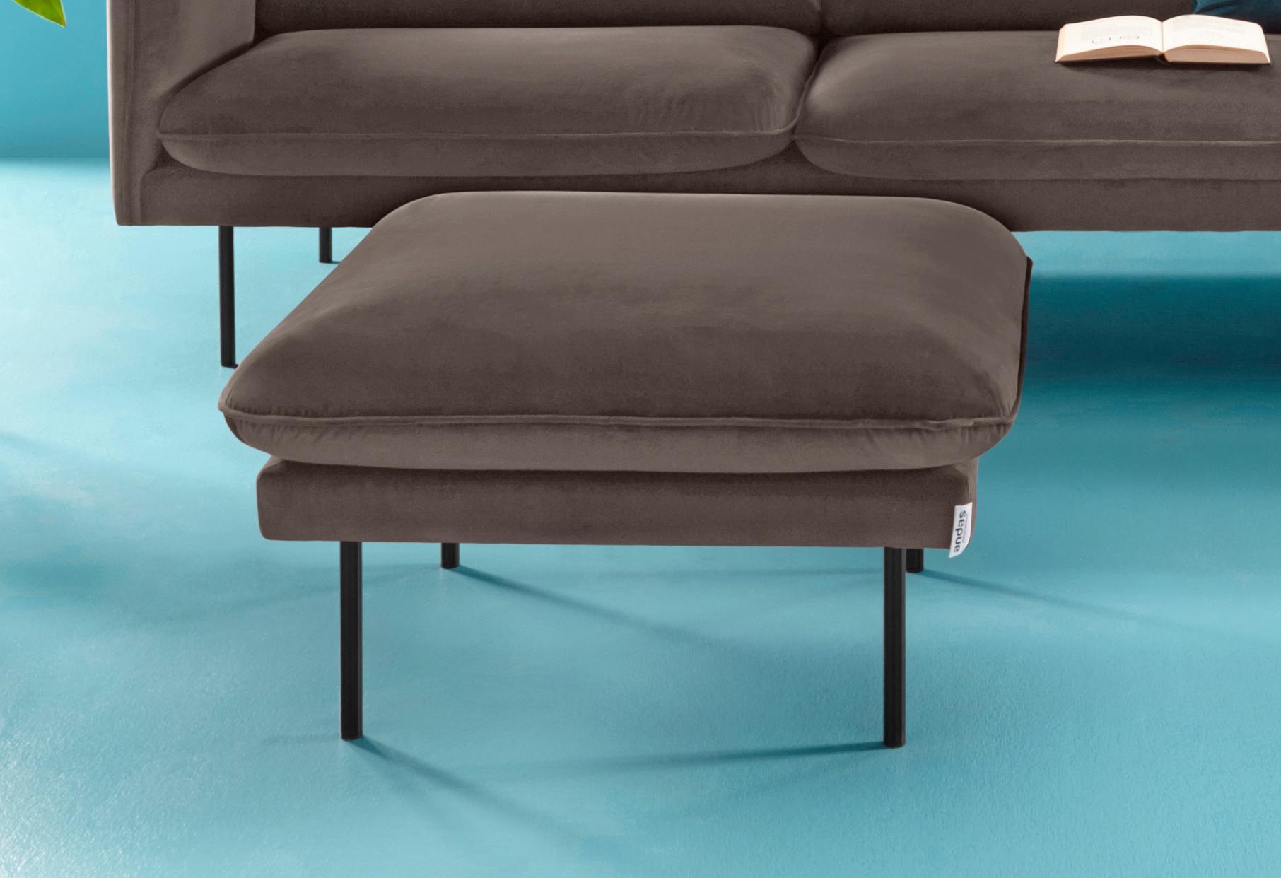 Image of COUCH♥ Hocker »Levon«, mit Metallbeinen, COUCH Lieblingsstücke bei Ackermann Versand Schweiz