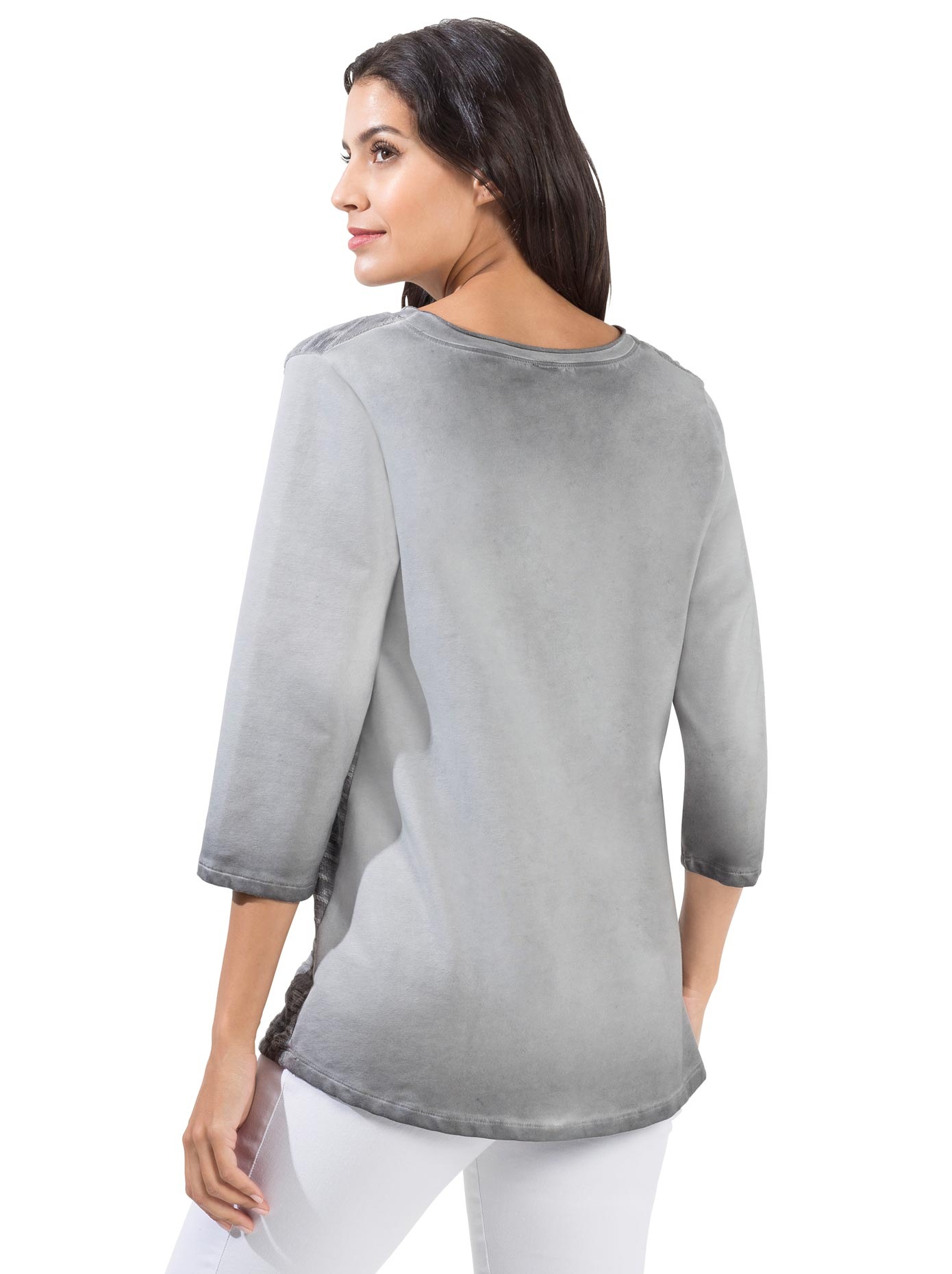 Image of Inspirationen Rundhalsshirt »Jacquard-Shirt«, (1 tlg.) bei Ackermann Versand Schweiz