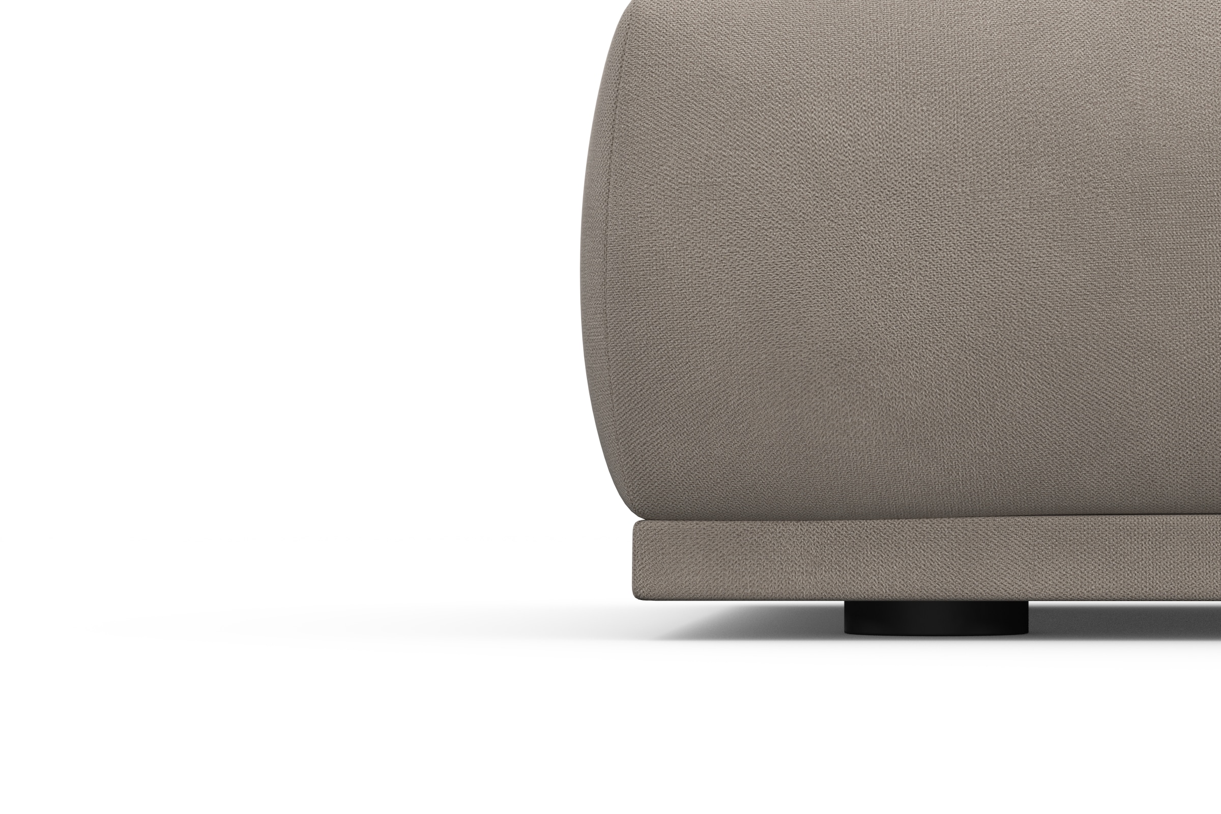 TRENDMANUFAKTUR Hocker »Braga Japandi-Design, mit hochwertigem Kaltschaum, quadratisch, in« 1 Stk. tlg. moderner Polsterhocker, 85/42/85 cm (B/H/T)