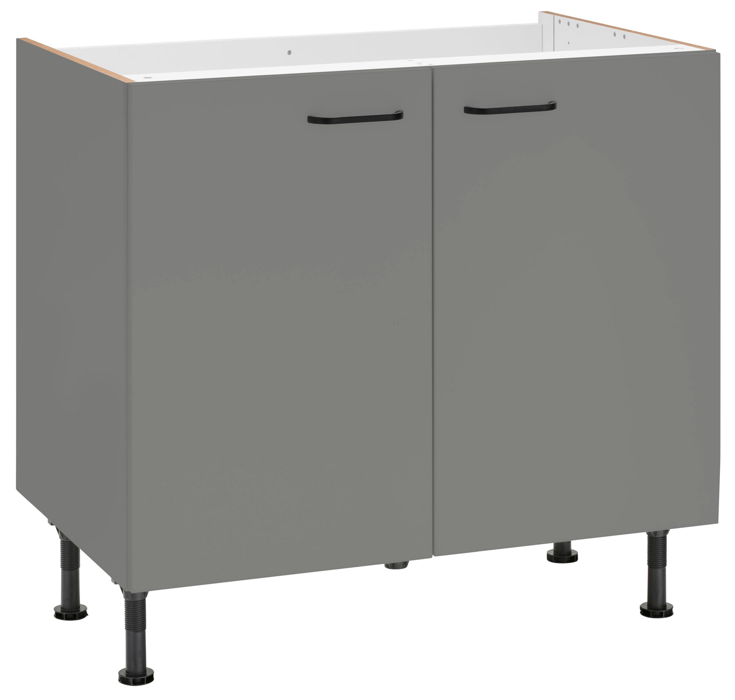 Image of OPTIFIT Spülenschrank »Elga«, mit Soft-Close-Funktion, höhenverstellbaren Füssen und Metallgriff, Breite 90 cm bei Ackermann Versand Schweiz