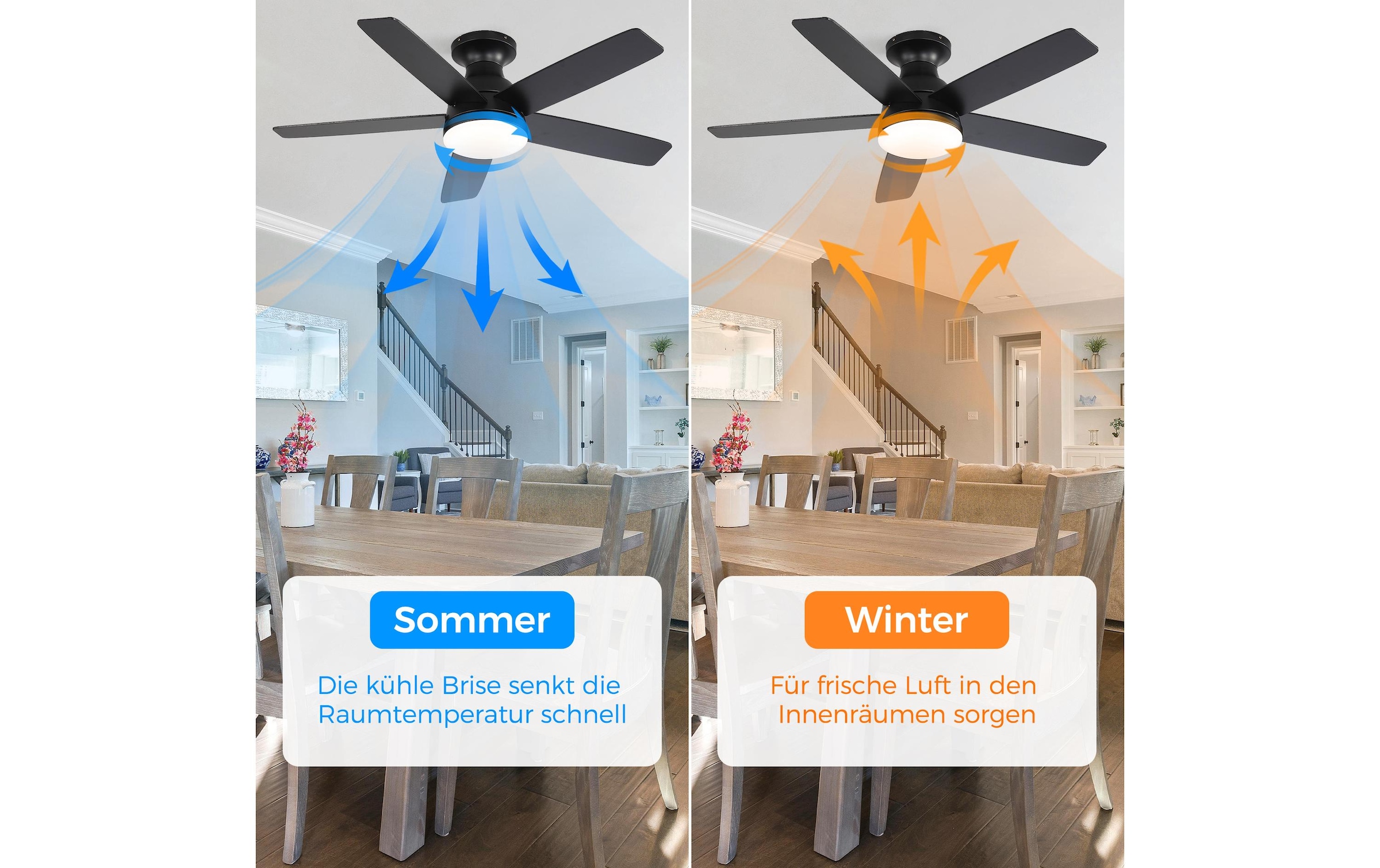   Deckenventilator »Ozeanos KBS-44K009«