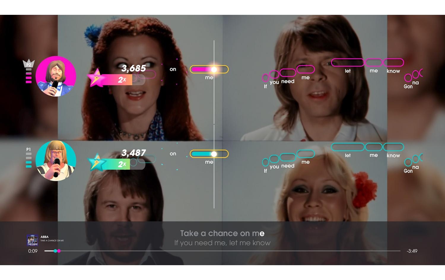 Spielesoftware »GAME Lets Sing ABBA + 2 Mics«, Nintendo Switch