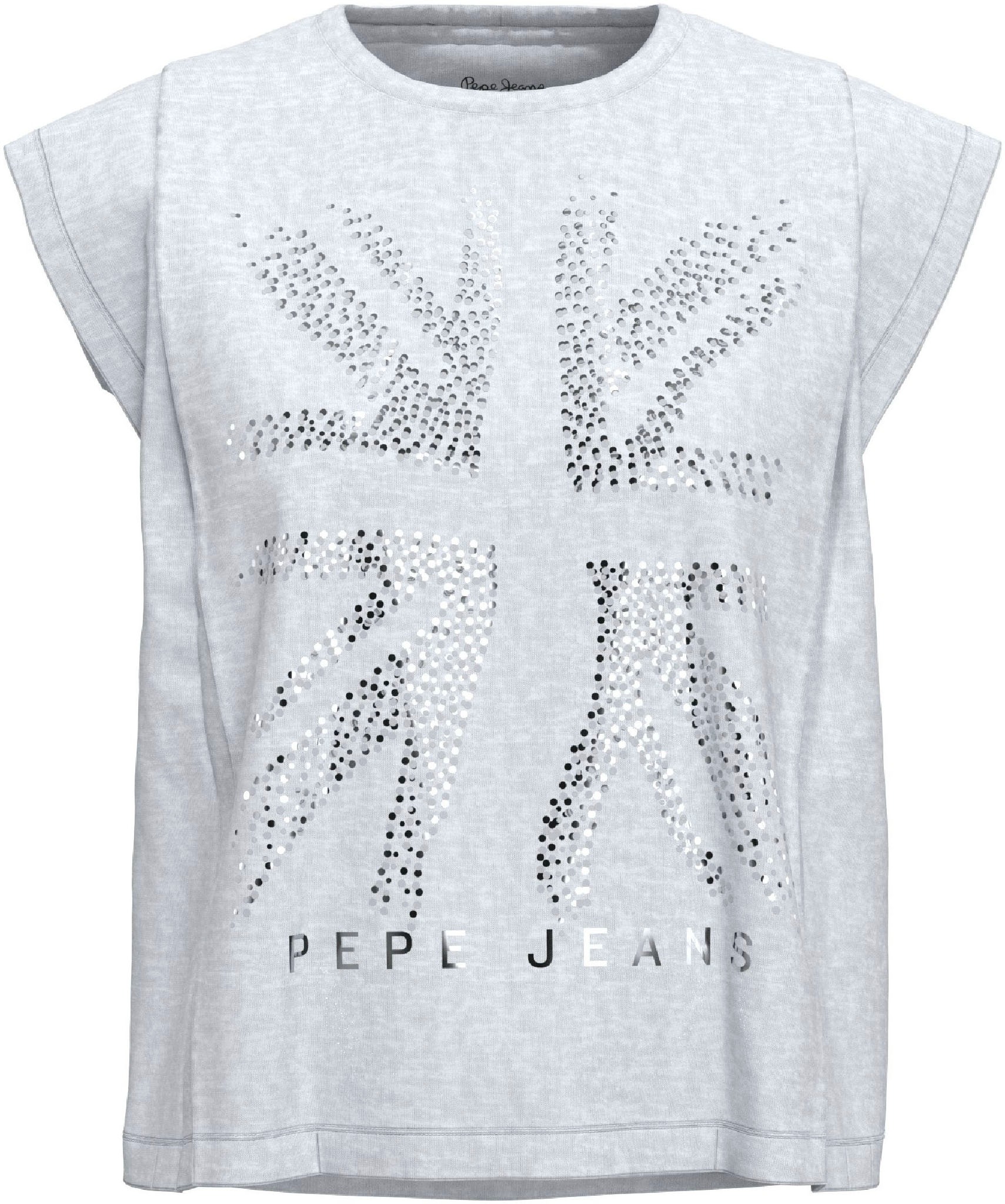 ♕ Pepe Jeans Rundhalsshirt »PJBERENICE«, mit Ton-in-Ton 3D Print  versandkostenfrei kaufen