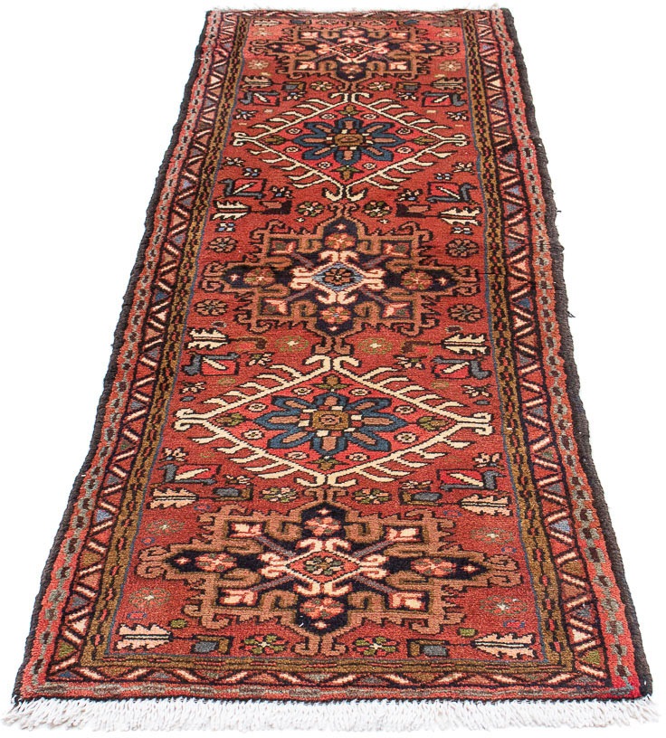 Image of morgenland Orientteppich »Perser - Nomadic - 190 x 67 cm - hellrot«, rechteckig, 10 mm Höhe, Wohnzimmer, Handgeknüpft, Einzelstück mit Zertifikat bei Ackermann Versand Schweiz