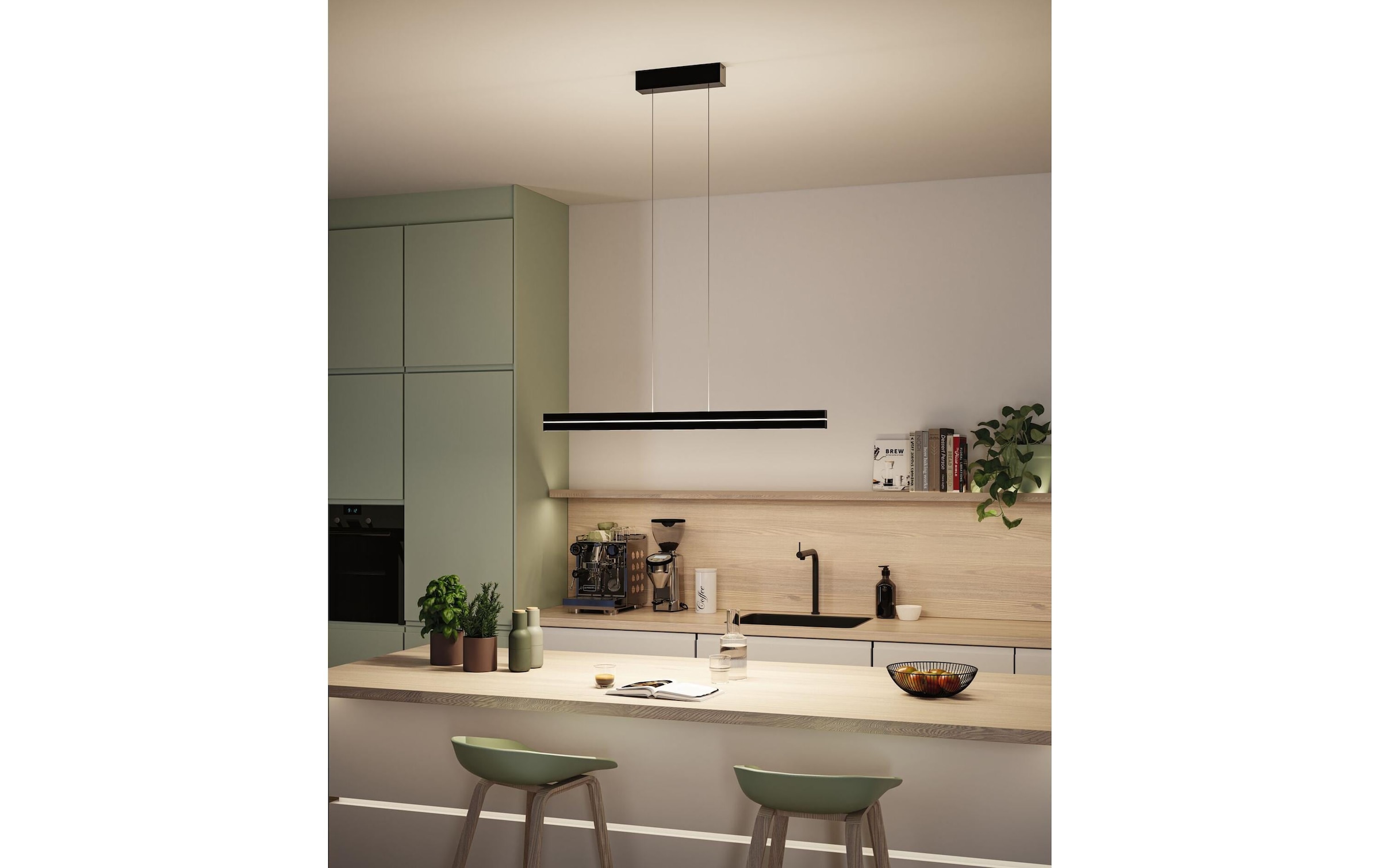Paulmann Pendelleuchte »LED Pendelleuchte Raiko« LED-Modul RGB | warmweiss - kaltweiss