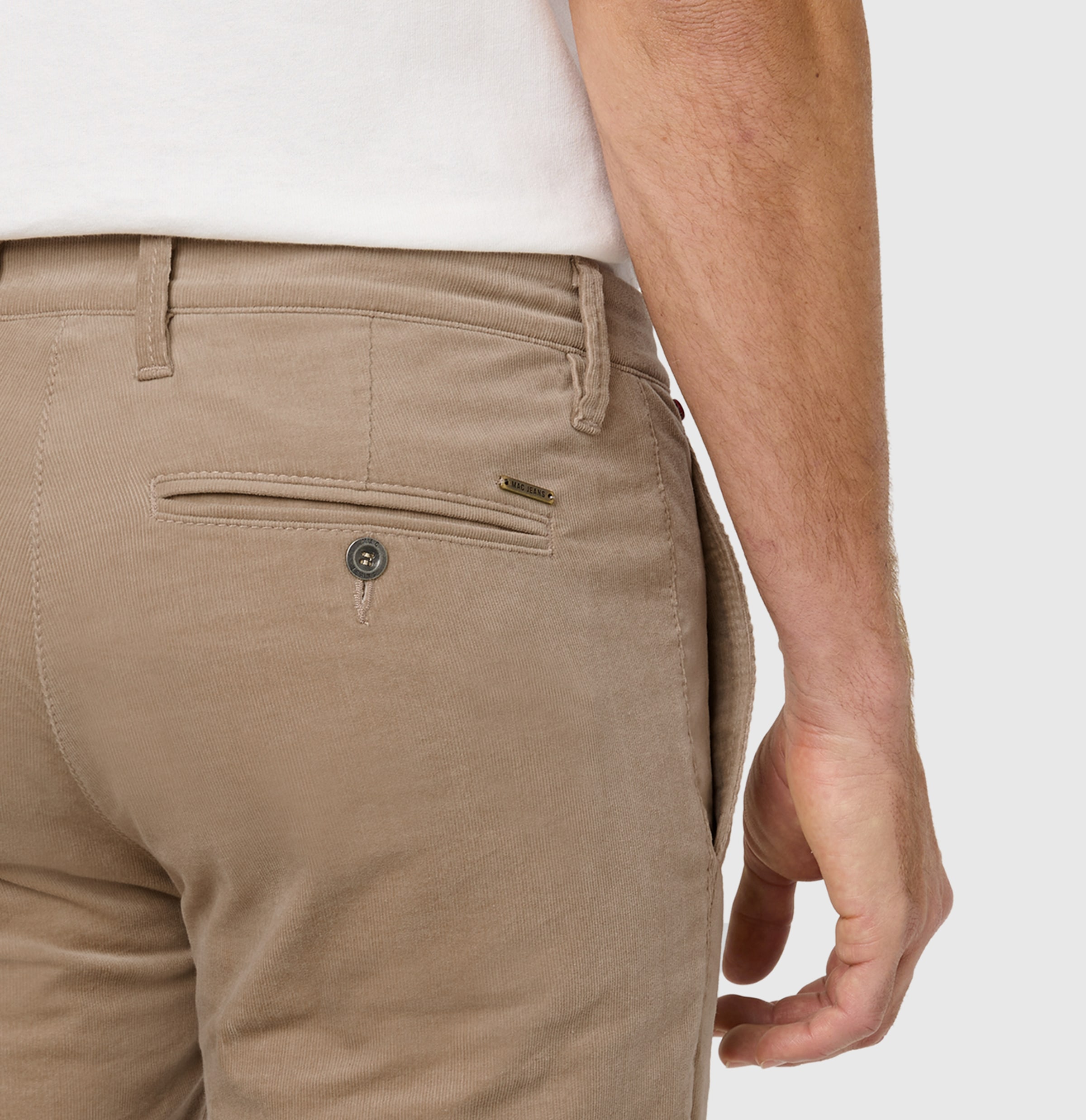 MAC Pantalon en velours côtelé »Driver Pants«  avec stretch