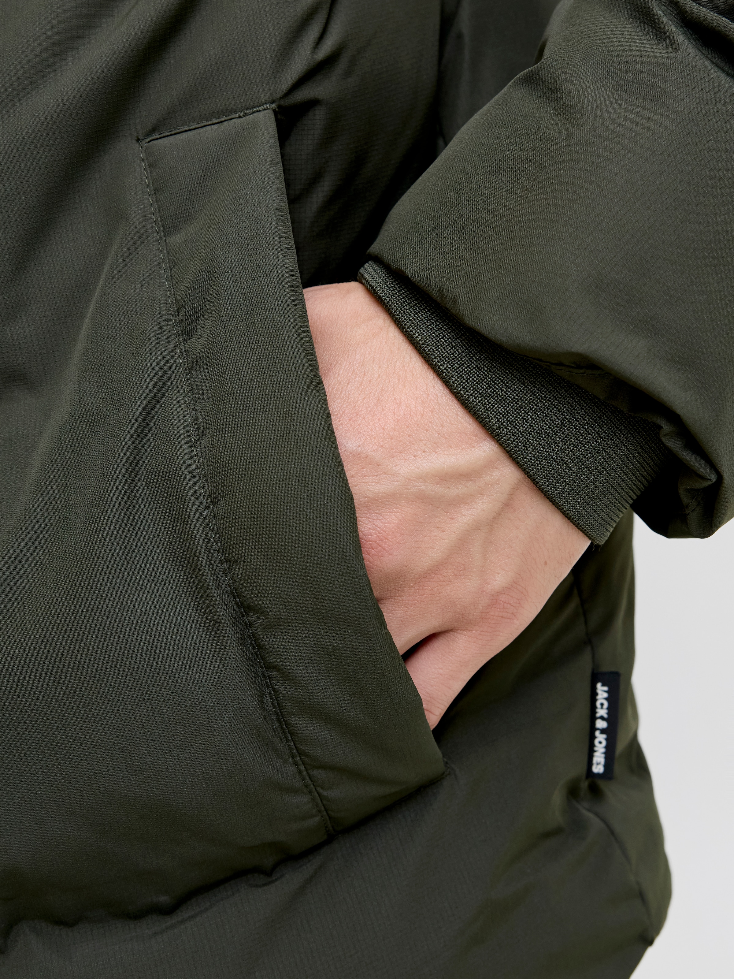 Jack & Jones Veste matelassée »JJESOHO PUFFER COLLAR SN« ohne Kapuze