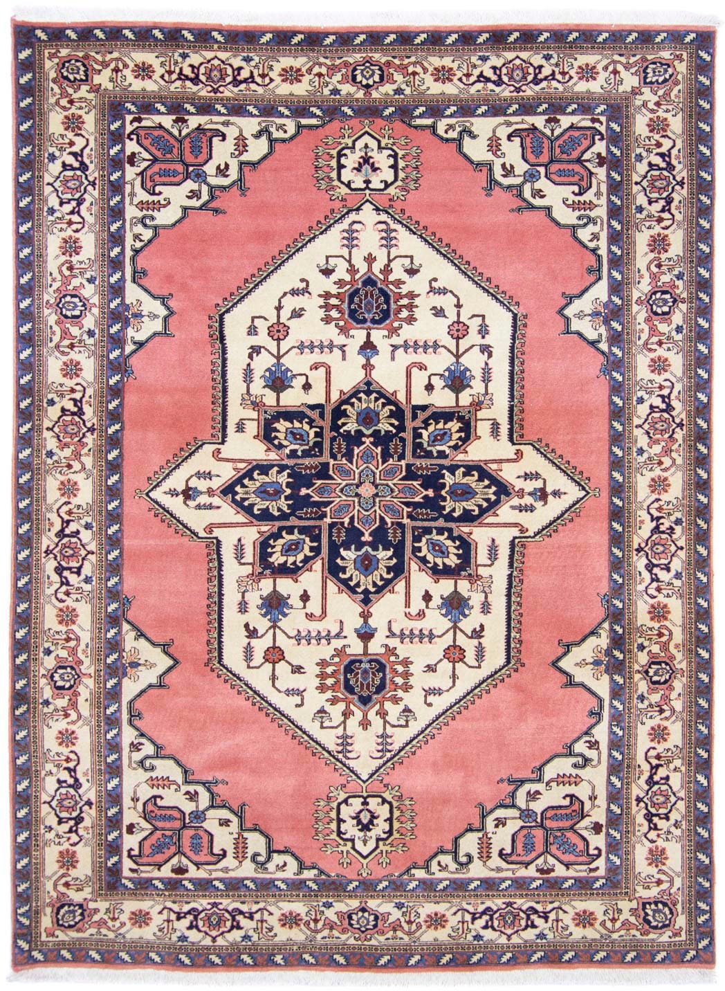 Image of morgenland Wollteppich »Ardebil Medaillon Rosso chiaro 280 x 197 cm«, rechteckig, 1 mm Höhe, Unikat mit Zertifikat bei Ackermann Versand Schweiz