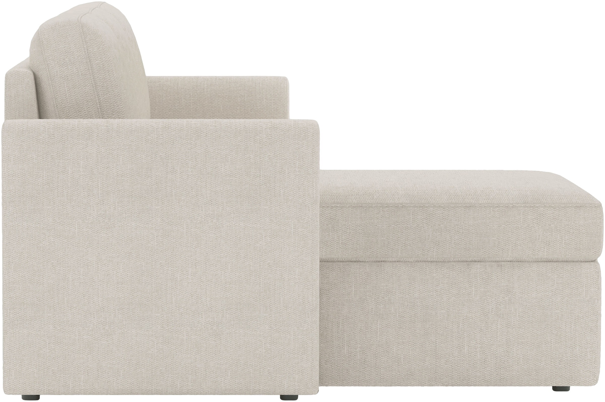 Dorel Home Ecksofa »NORDHUS, L-Form, 200 cm, Recamiere rechts/links montierbar« grosser Stauraum, softer Cord und feiner Webstoff-Bezug