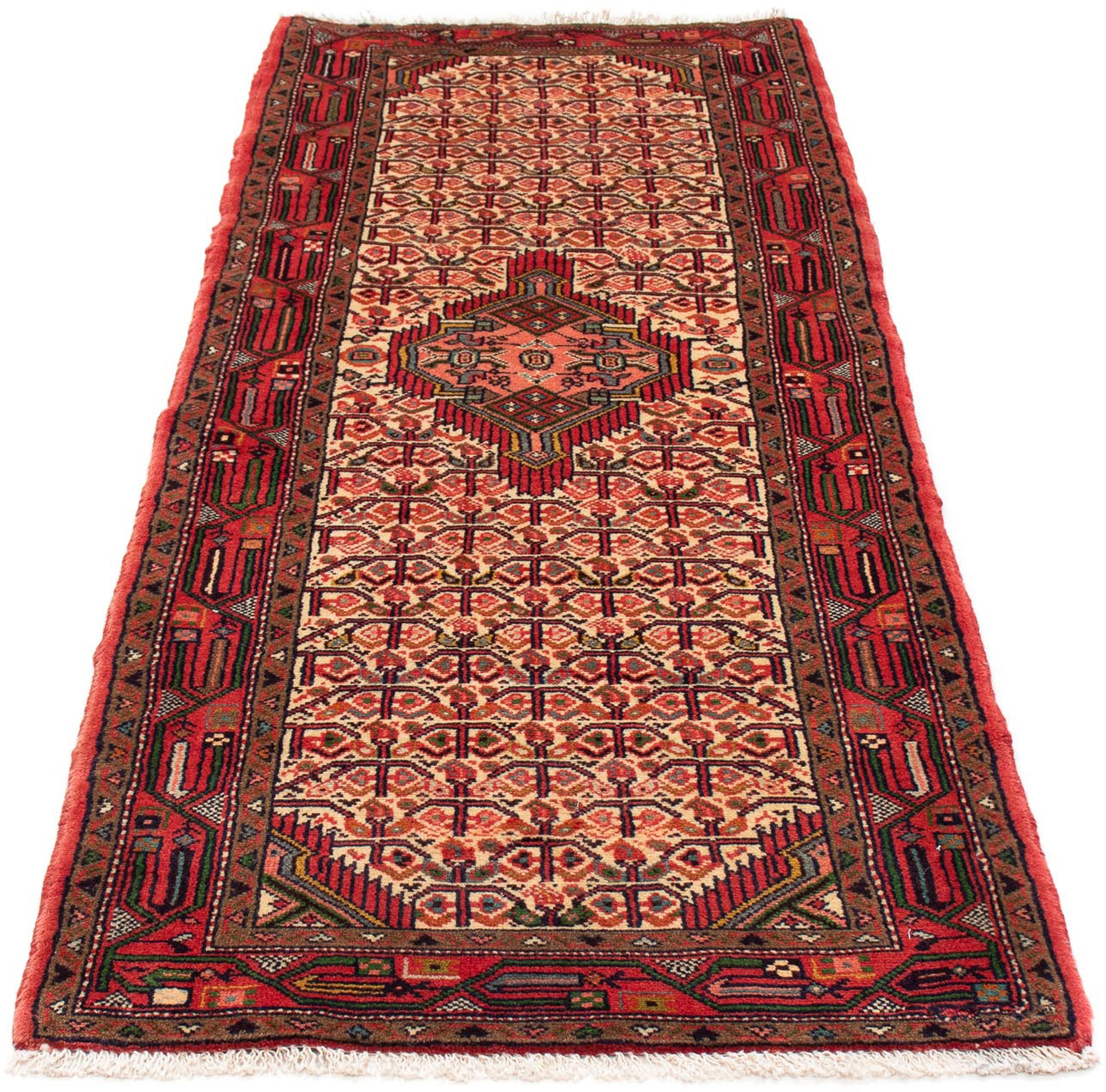 Image of morgenland Orientteppich »Perser - Nomadic - 195 x 76 cm - dunkelrot«, rechteckig, 10 mm Höhe, Wohnzimmer, Handgeknüpft, Einzelstück mit Zertifikat bei Ackermann Versand Schweiz