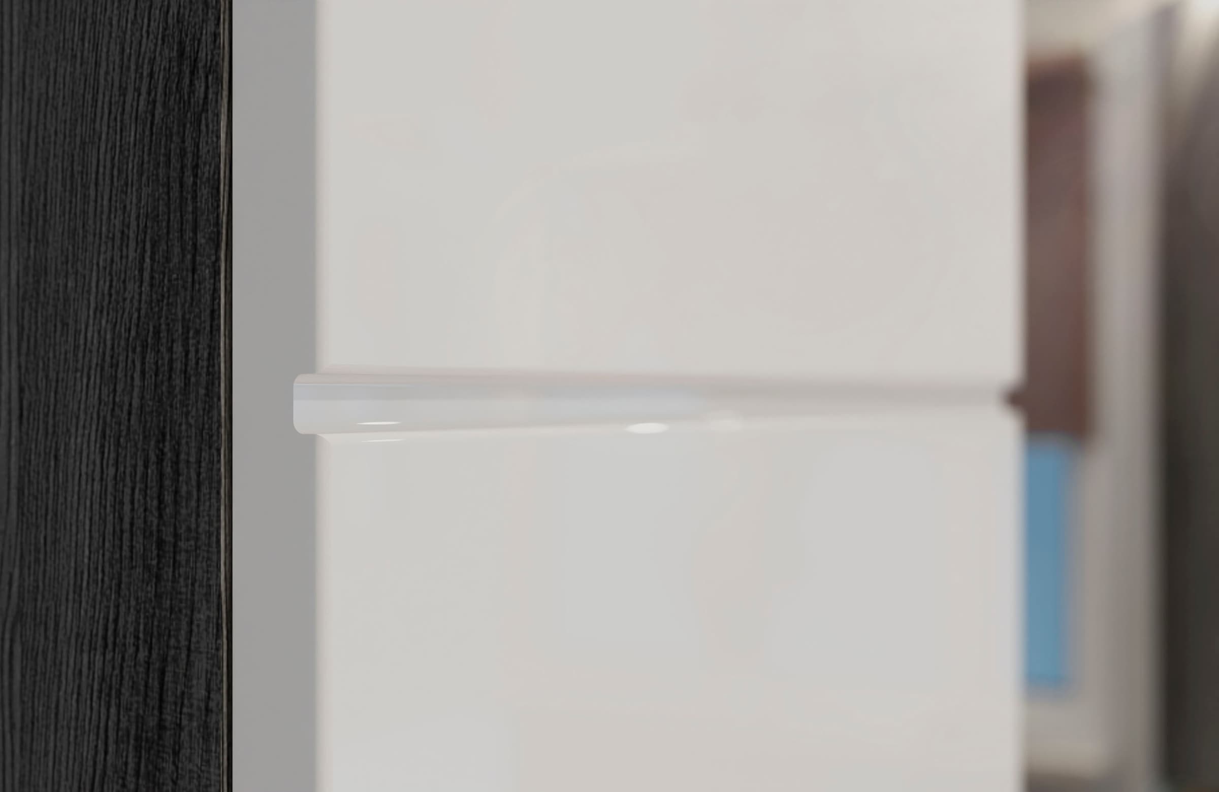welltime Armoire suspendue »SIENA, Breite 37cm, 1 Tür, 1 offenes Fächer, 1 Einlegeboden, MDF-Front« TOPSELLER!, 1 cuis tlg. in verschiedenen Farben erhältlich, Badmöbel, Badschrank, Schrank, Bad