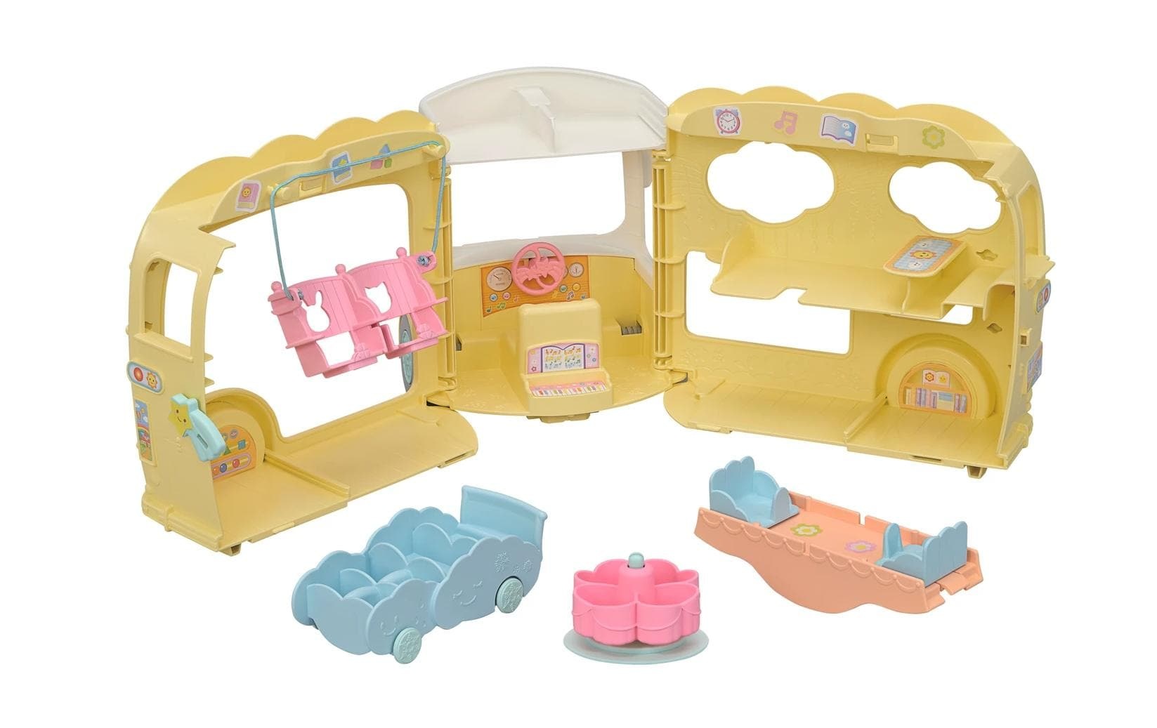Sylvanian Families Spielfigur »Bus Regenbogen Erlebniskindergarten«