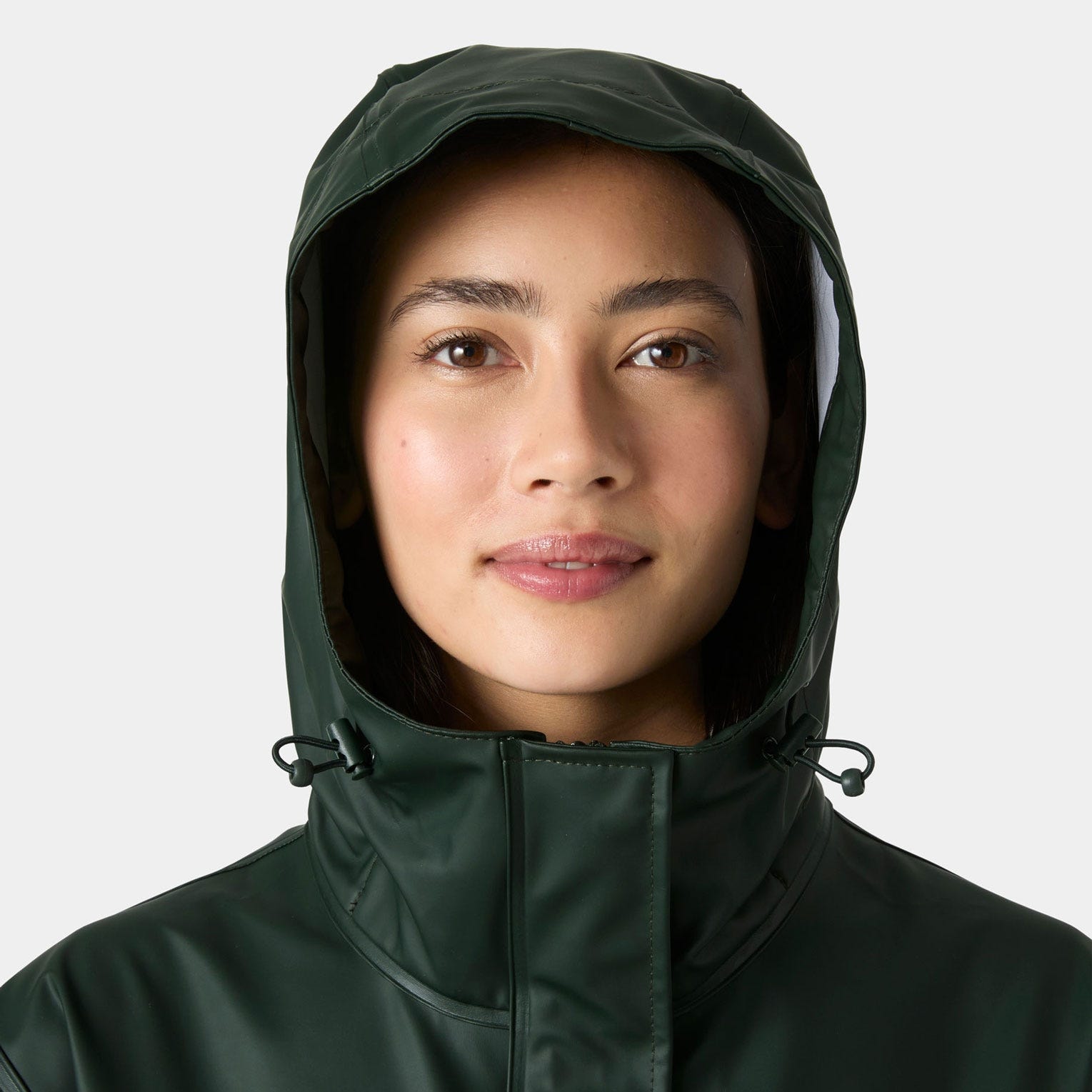 Helly Hansen Veste de pluie »W MOSS JACKET« avec capuche avec col montant, coupe-vent, tissu PU imperméable