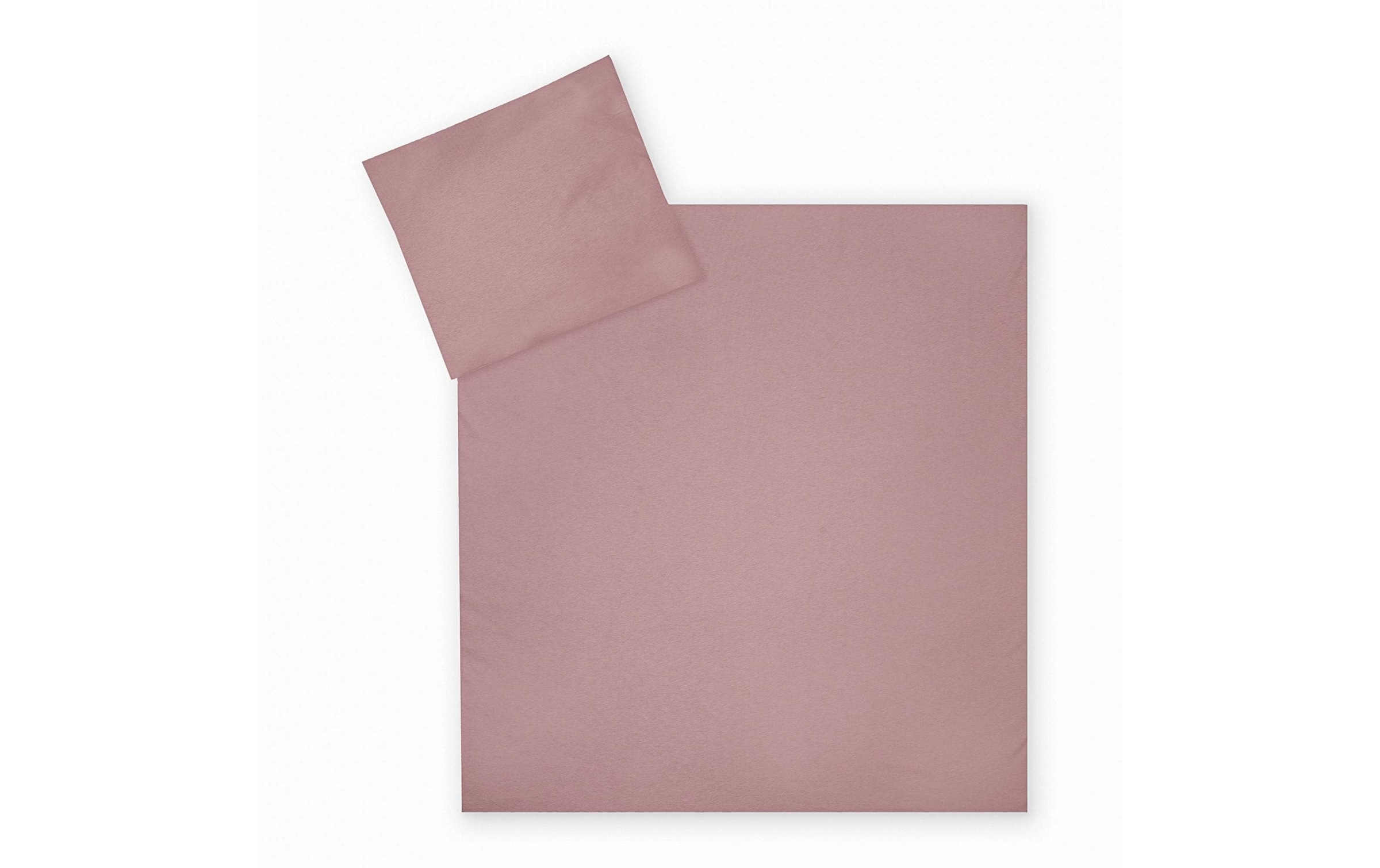 Julius Zöllner Kinderbettwäsche »Uni red earth 100/135+40/60 cm« 2