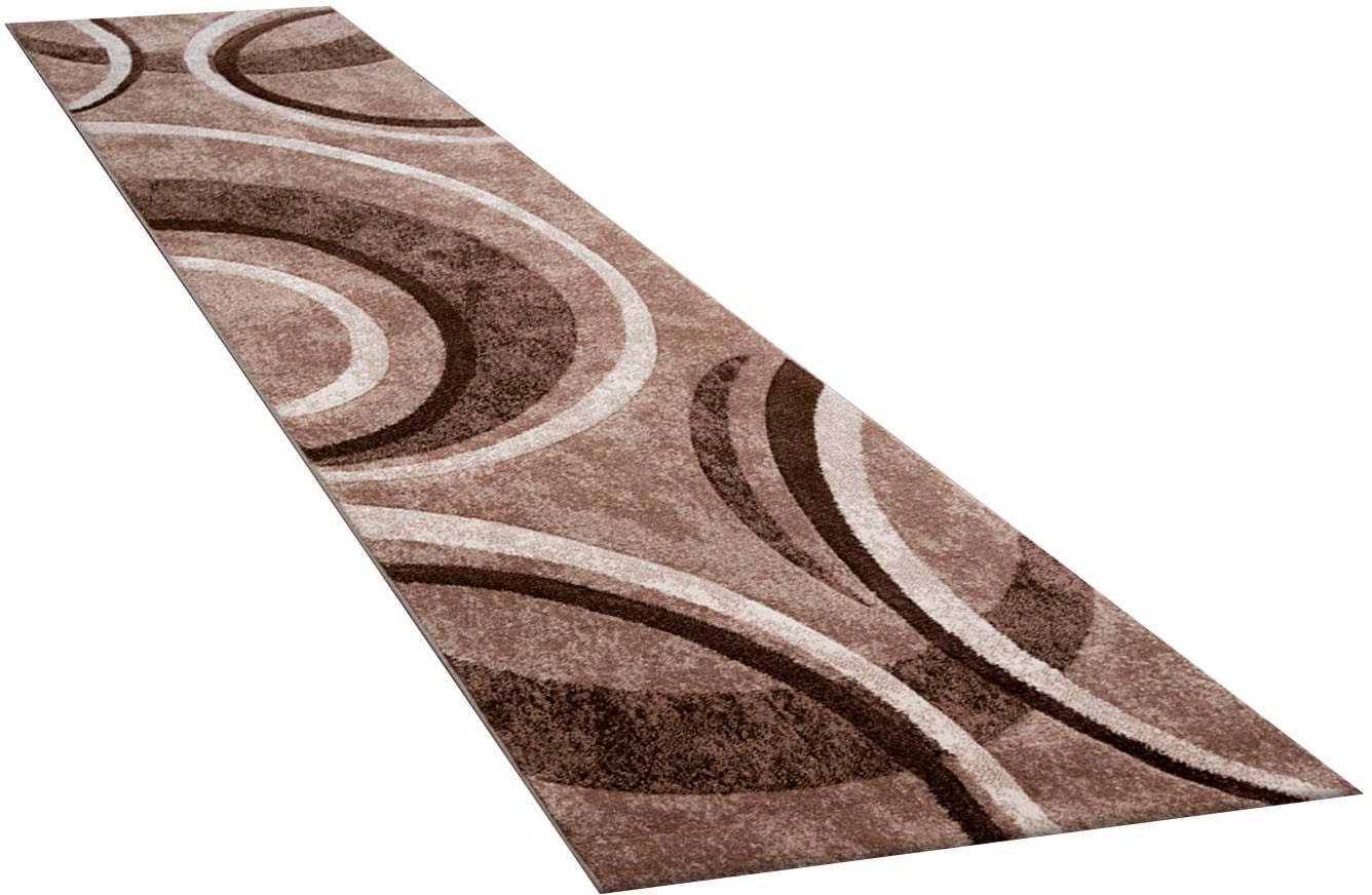Paco Home Teppich »Brillance 758«, rechteckig, 18 mm Höhe, Kurzflor, modernes geometrisches Design, auch als Läufer