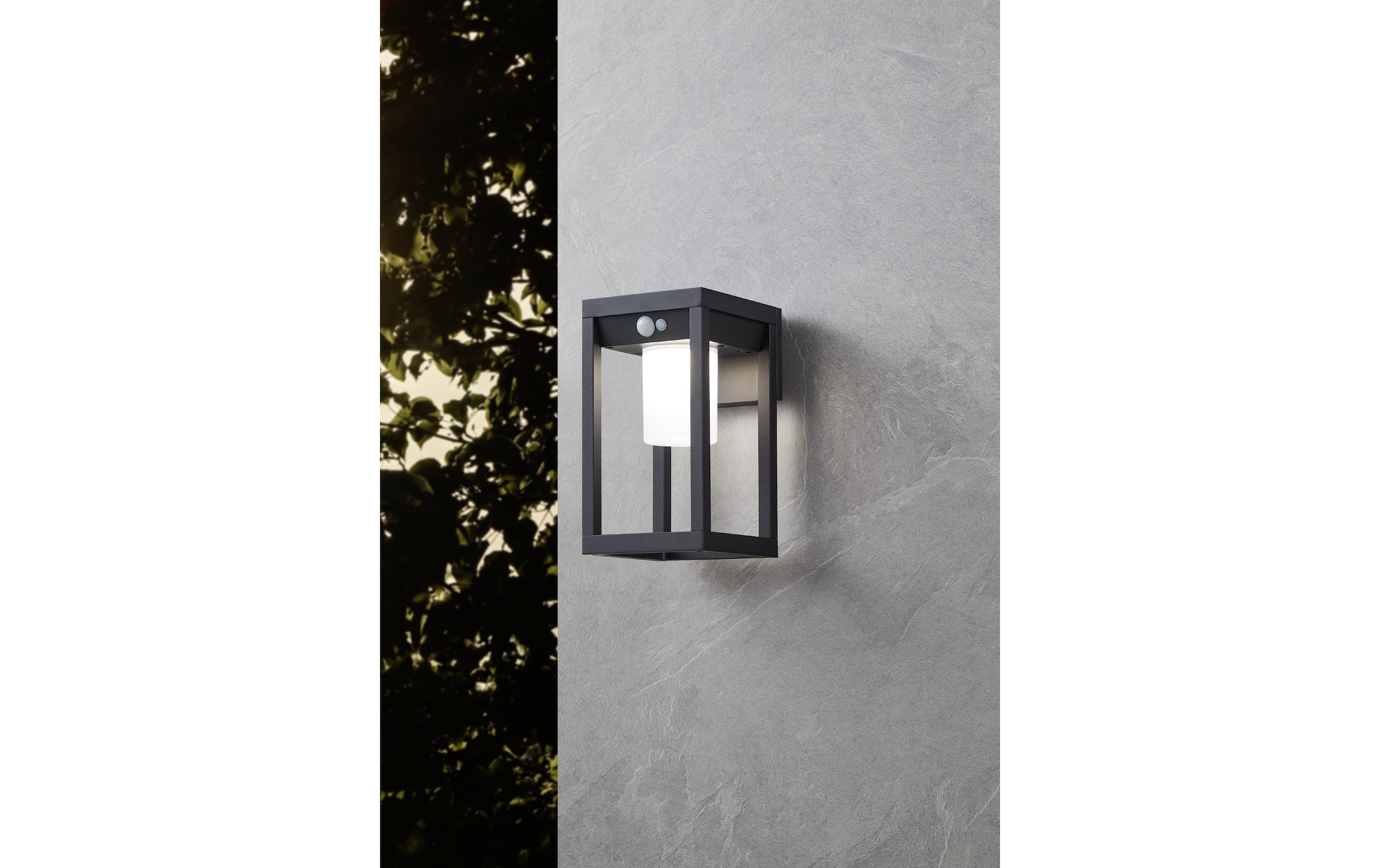 EGLO Aussen-Wandleuchte »Martano LED Wandleuchte IP44 Sensor« LED-Modul neutralweiss