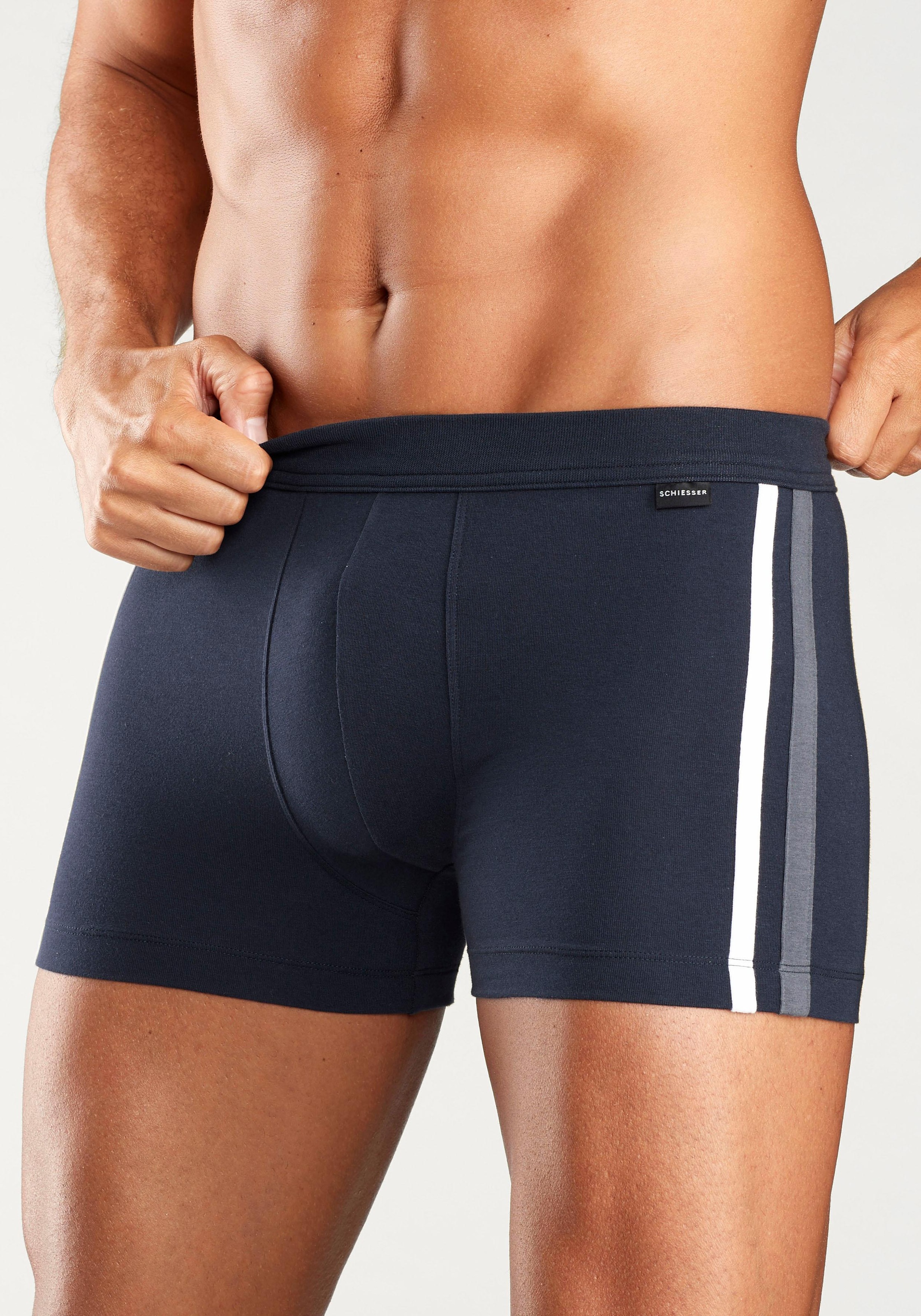 Image of Schiesser Boxershorts, (1 St.), mit Kontrastpipings bei Ackermann Versand Schweiz