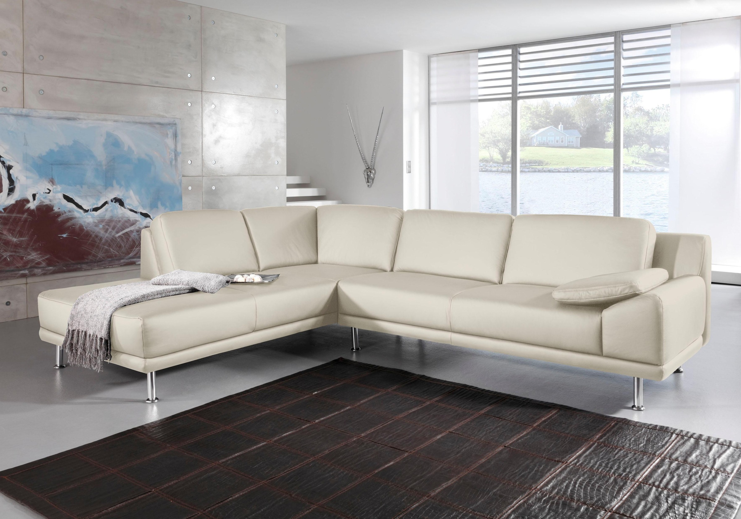 Image of PLACES OF STYLE Ecksofa »Lisa928«, mit Chrom Füssen bei Ackermann Versand Schweiz