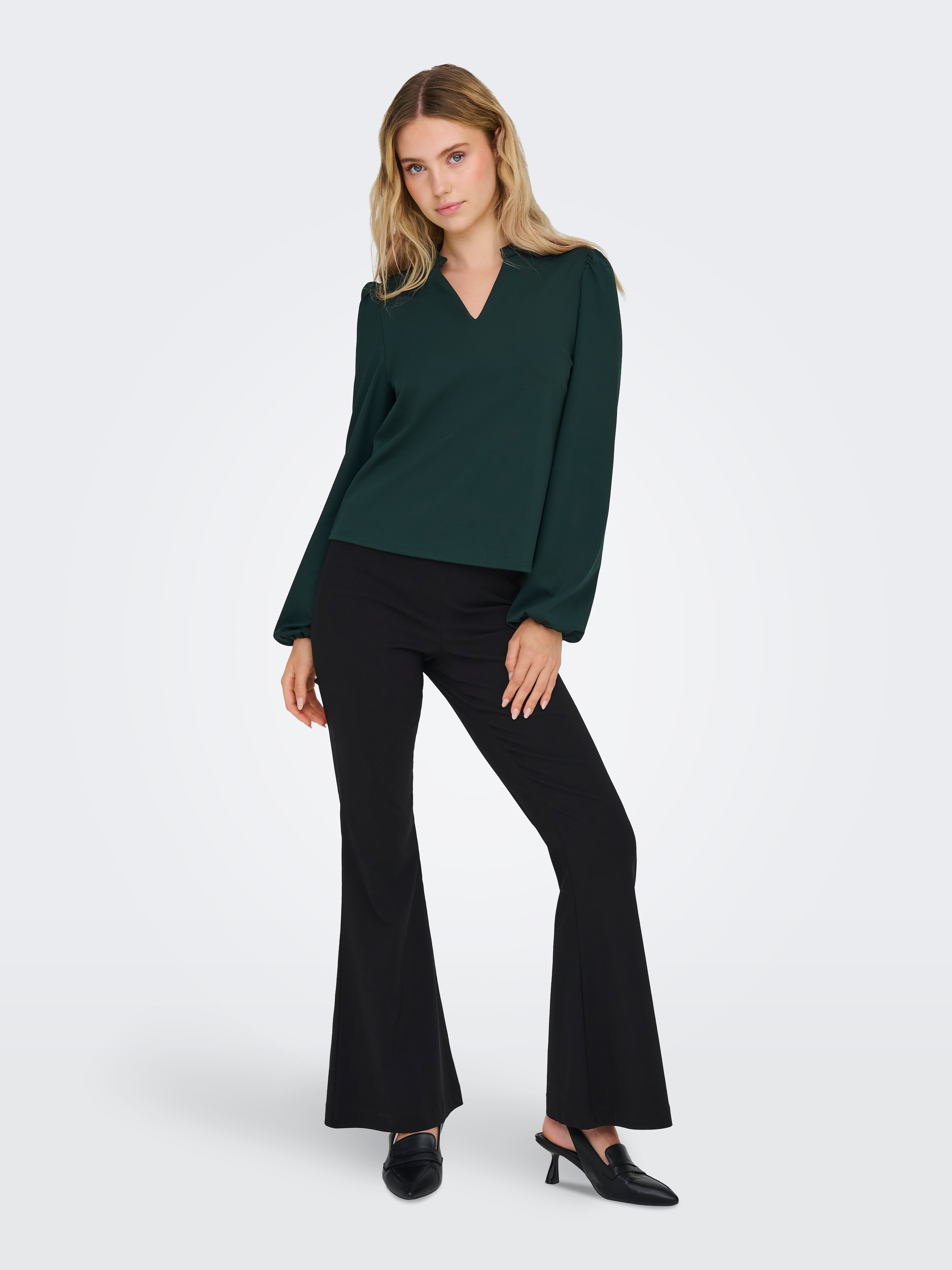 ONLY Highwaist Leggings »ONLFIONA HW SUPER FLARED PANT JRS«