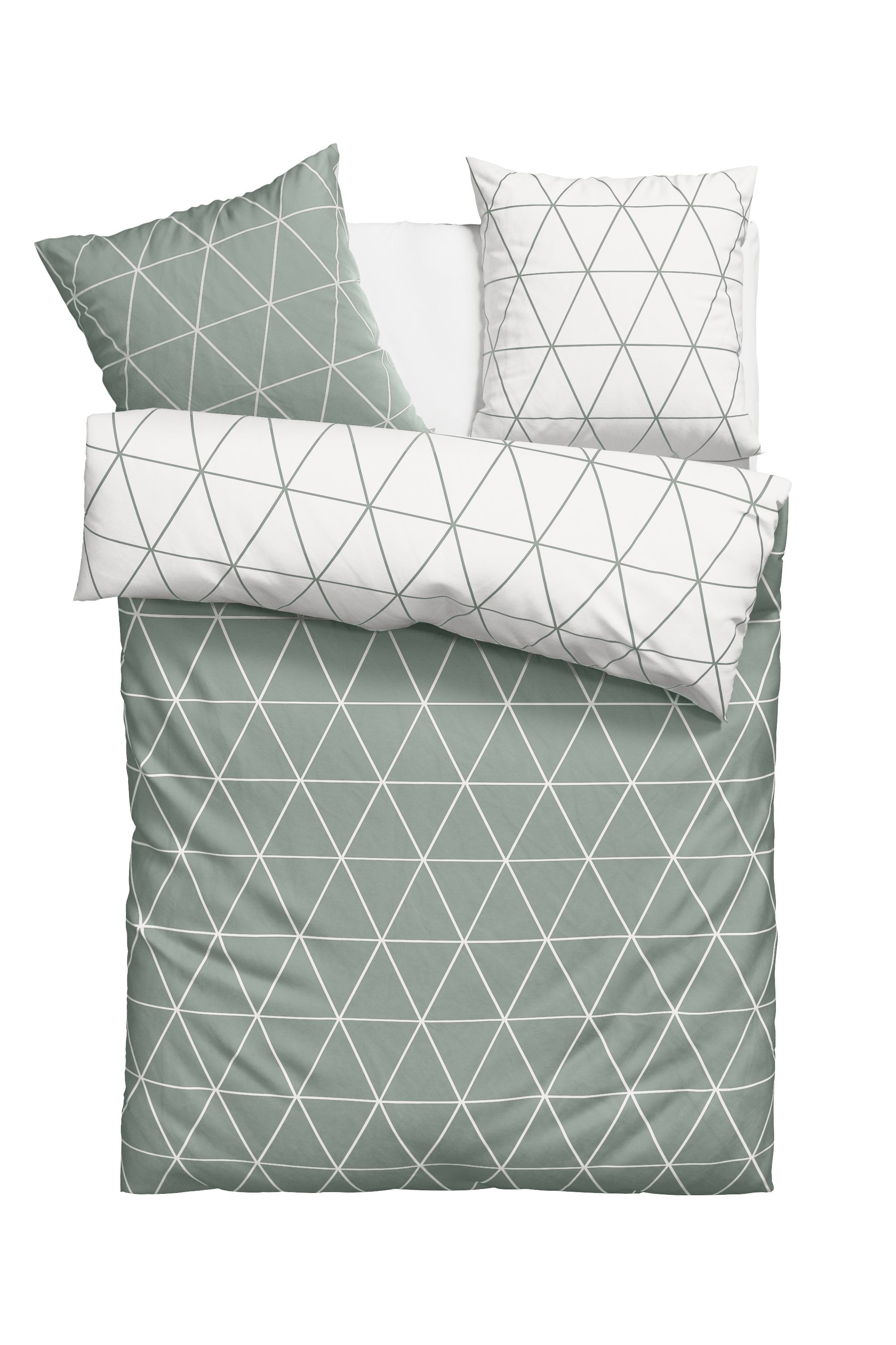 GOODproduct Linge de lit »Balsby« 2 cuis tlg. in Gr. 135x200 oder 155x220 cm, 100% Baumwolle