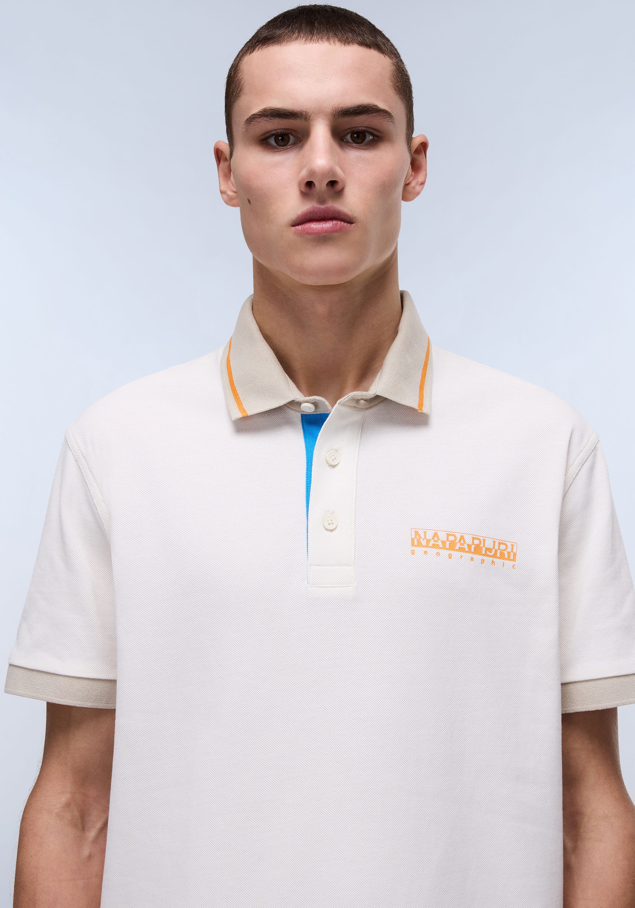 Napapijri Poloshirt »E-ZERI SS« Mit Rundhalsausschnitt