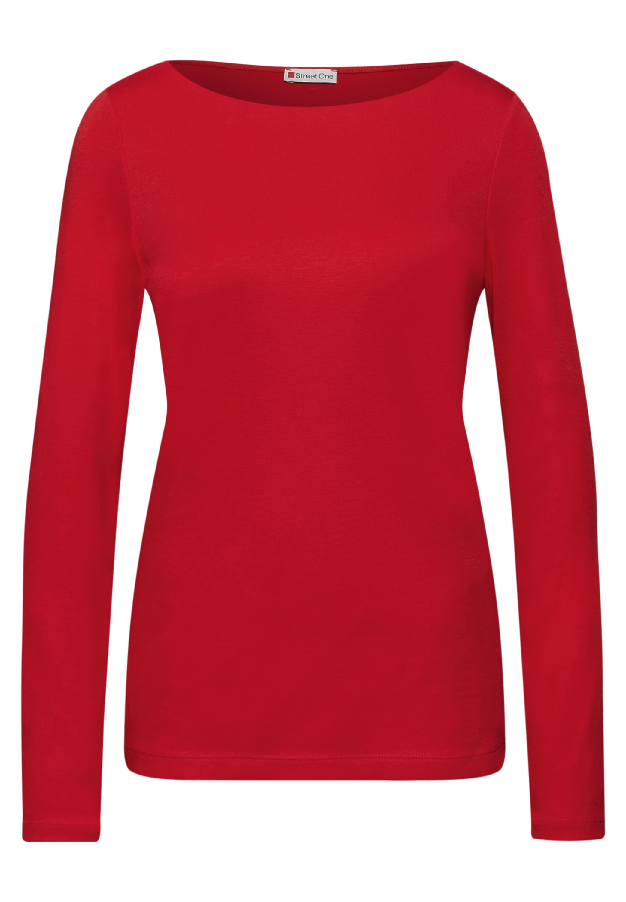 STREET ONE Langarmshirt »Style Lanea« mit U-Boot Ausschnitt