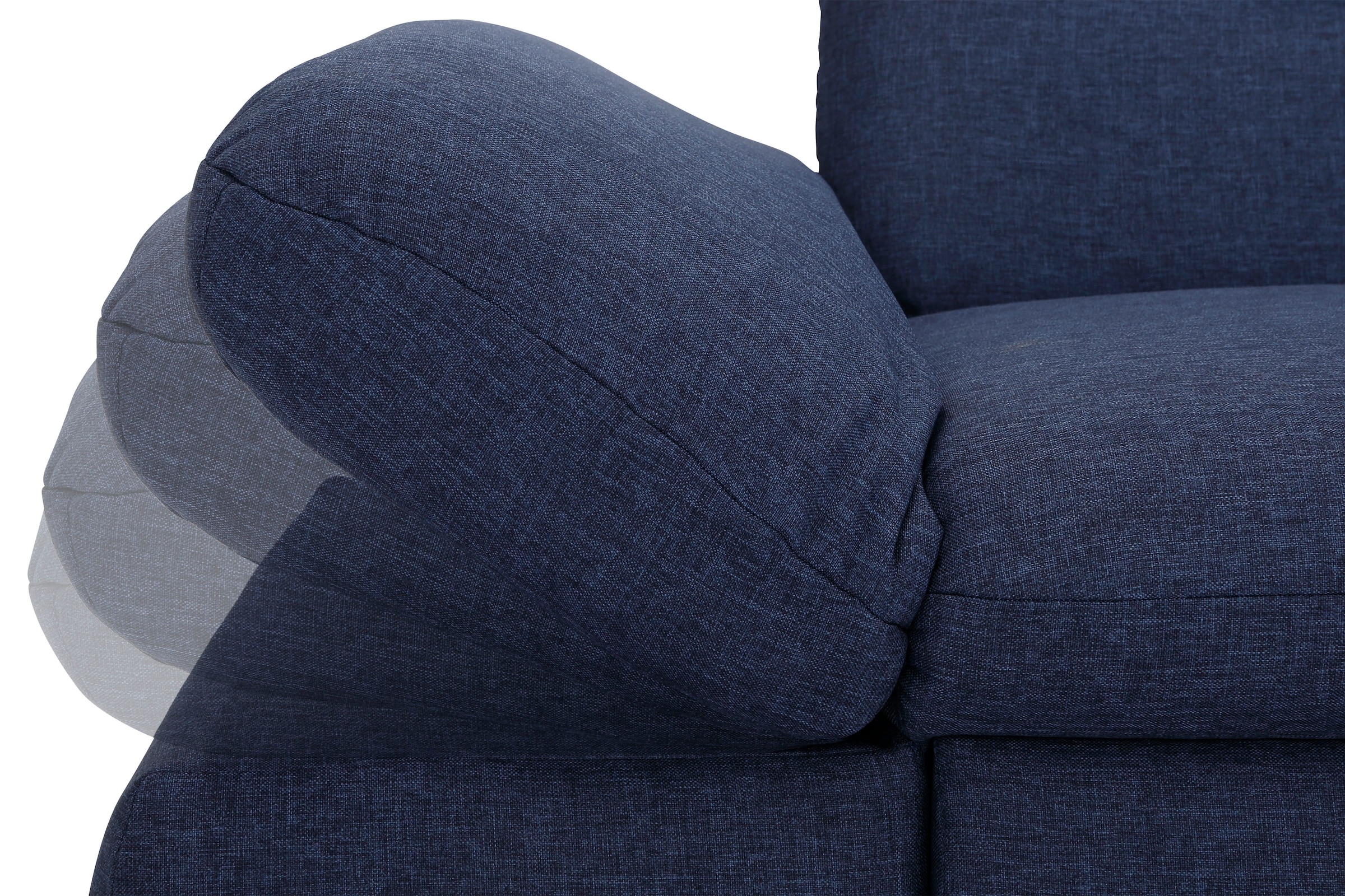 INOSIGN Ecksofa »Avesa L-Form«, Wahlweise mit Arm- und Bettfunktion, B/T/H: 275/211/80 cm