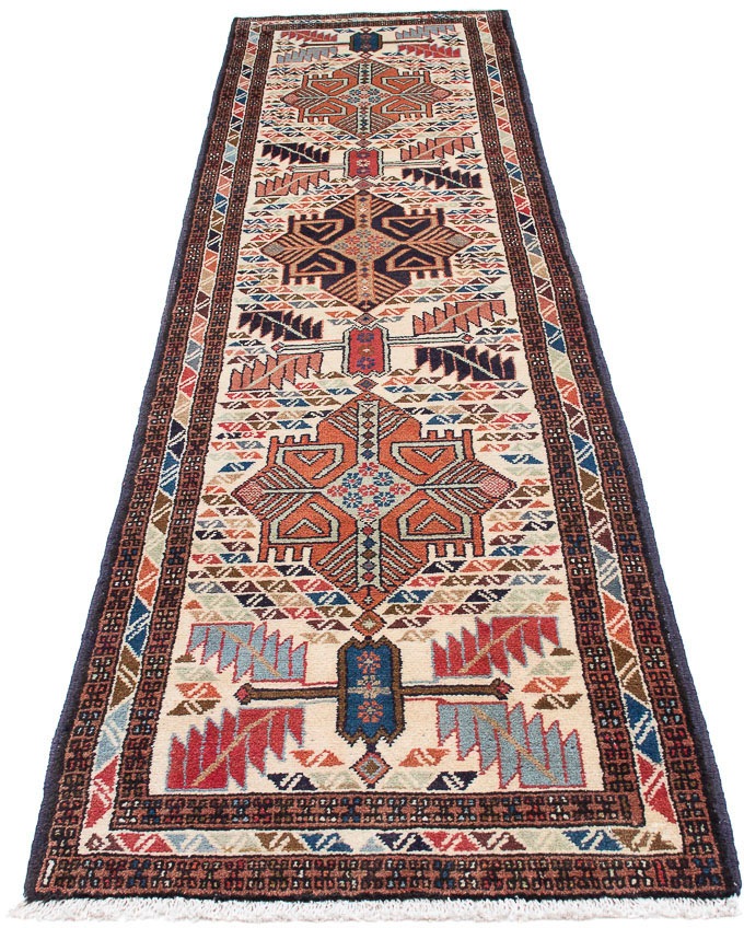 Image of morgenland Orientteppich »Perser - Nomadic - 293 x 70 cm - beige«, rechteckig, 10 mm Höhe, Wohnzimmer, Handgeknüpft, Einzelstück mit Zertifikat bei Ackermann Versand Schweiz