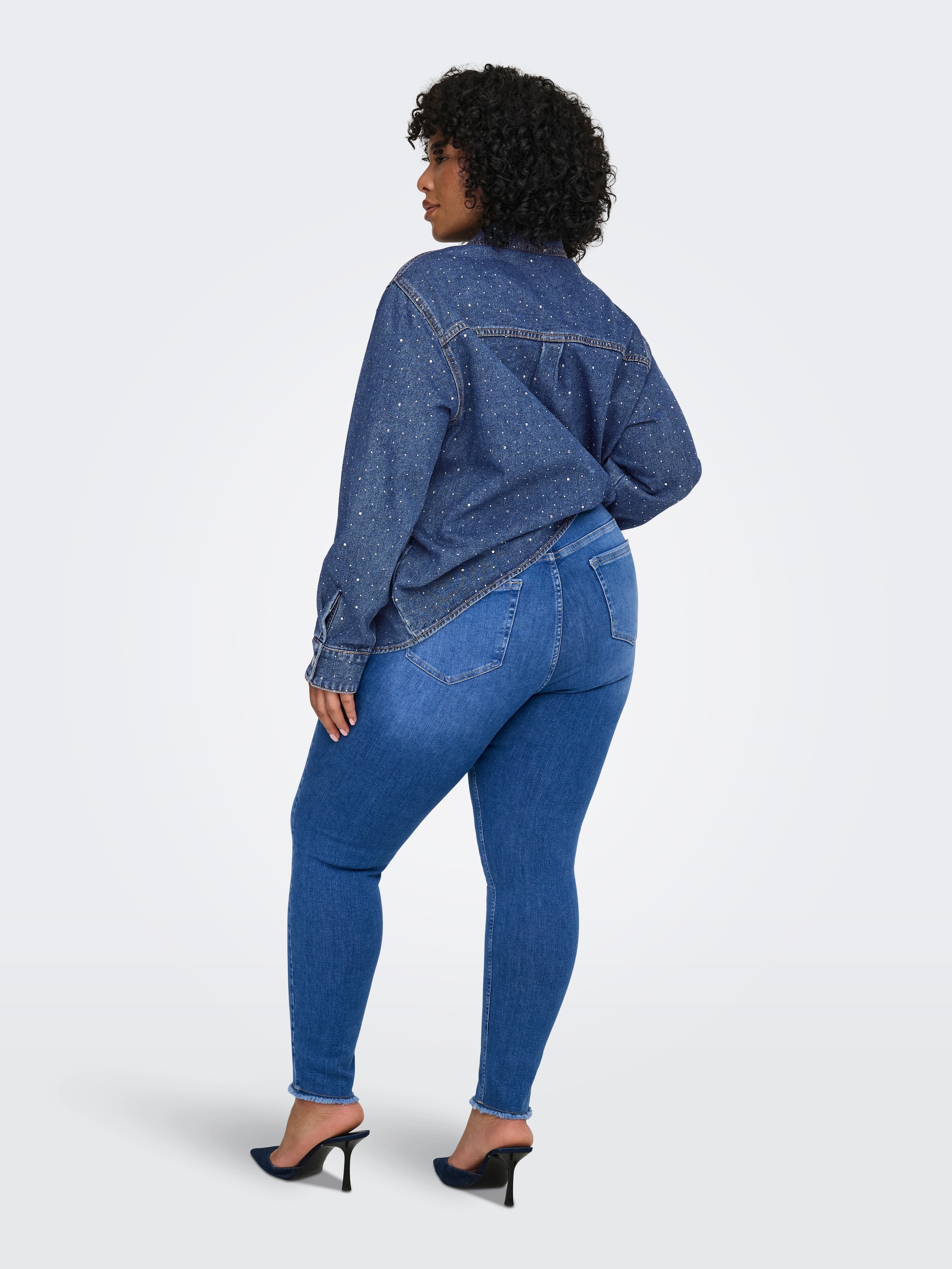 ONLY CARMAKOMA Jeans skinny »CARWILLY REG SK ANK RW DNM REA260 NOOS«