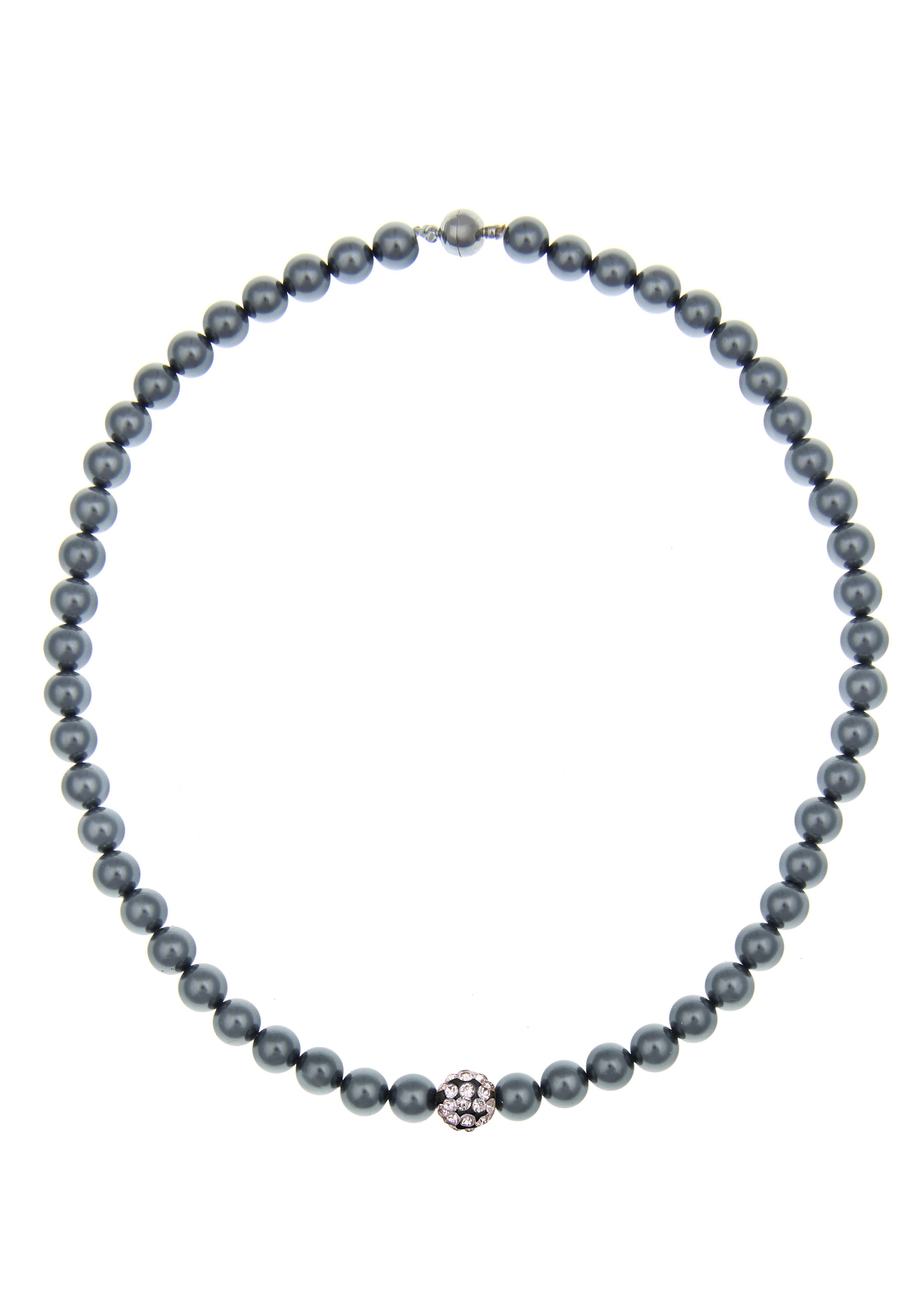 Image of leslii Kette ohne Anhänger »Perlencollier, 11646213«, mit Muschelkernperlen und Strasssteinen bei Ackermann Versand Schweiz