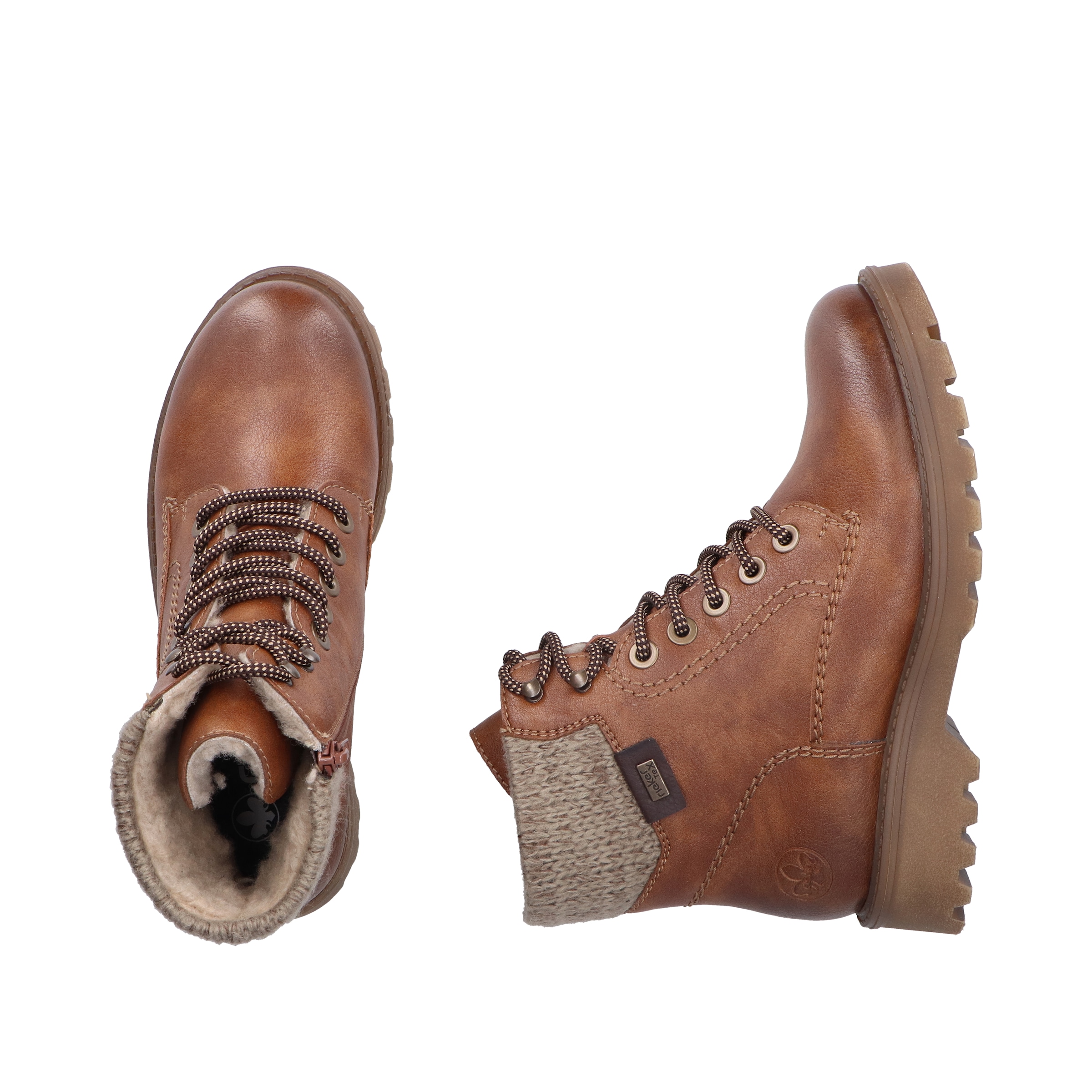 Rieker Bottes d'hiver  bottes d'hiver, semelle profilée, avec membrane déperlante riekerTEX