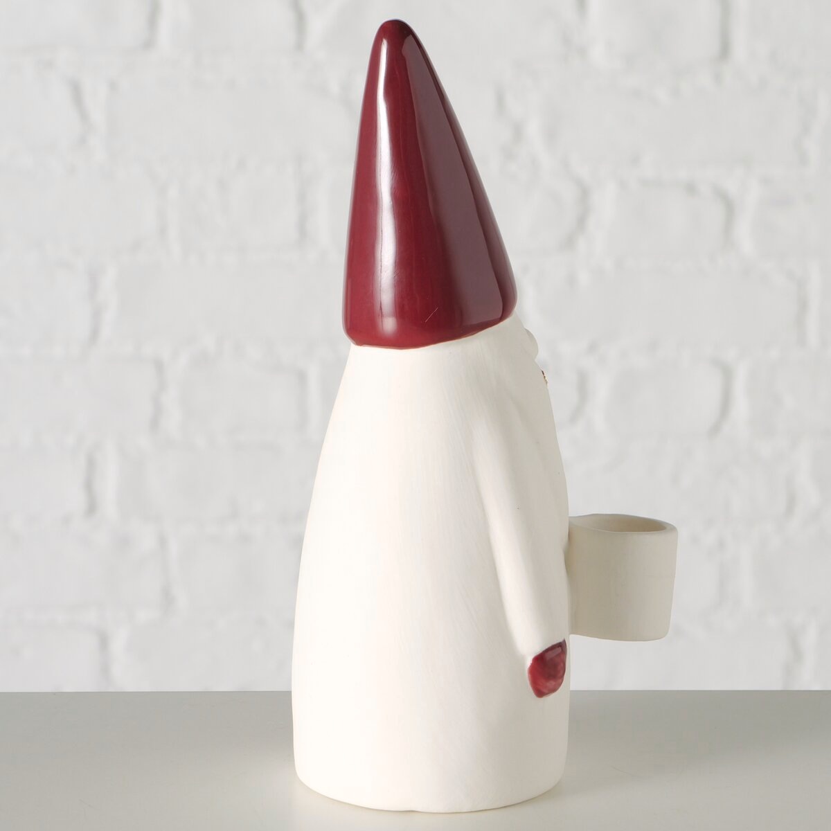 GOODproduct Kerzenleuchter »Gefo, zwei verschiedene Höhen« Zweiteiliges Set im festlichen Weihnachtsmann-Design