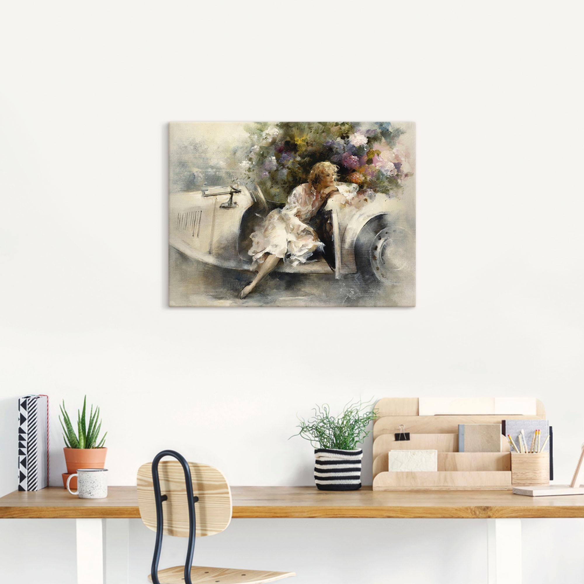 Artland Wandbild »Tagträumer«, Frau, (1 St.), als Leinwandbild, Poster, Wandaufkleber in verschied. Grössen