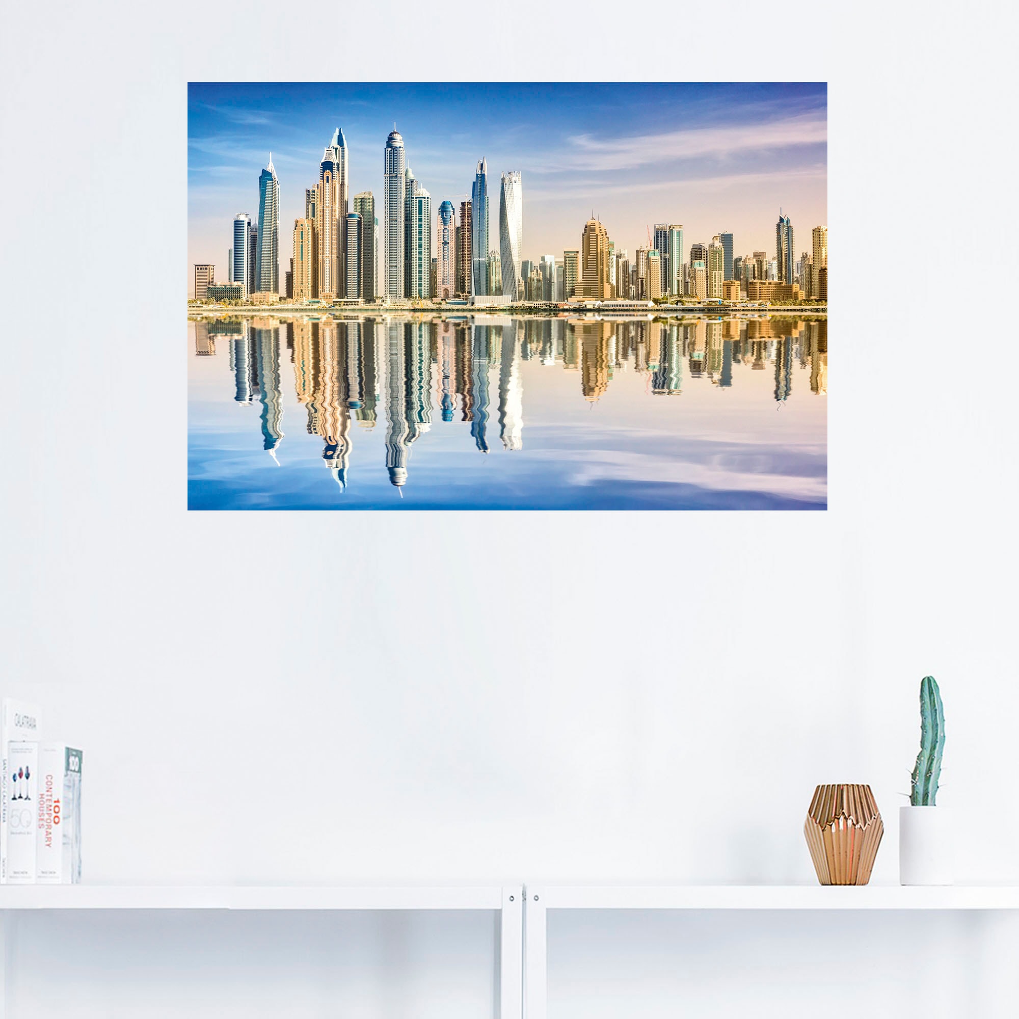 Leinwandbild, St.), (1 oder in marina«, günstig Wandbild Wandaufkleber versch. Bilder Grössen Asien, »Dubai von kaufen Artland Alubild, Poster als