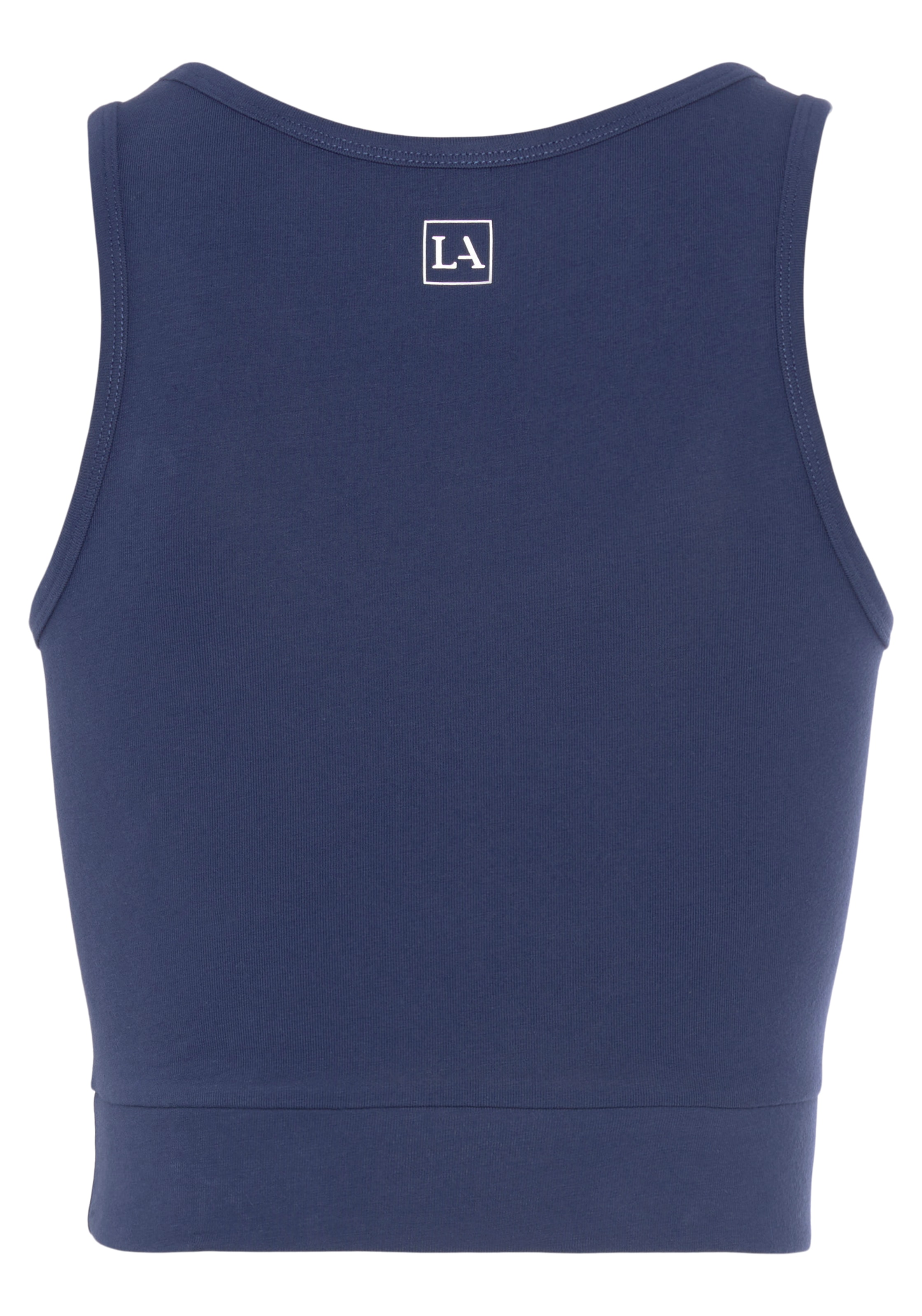 LASCANA ACTIVE Sporttop »-Basic-Crop-Top«, mit breiten Trägern