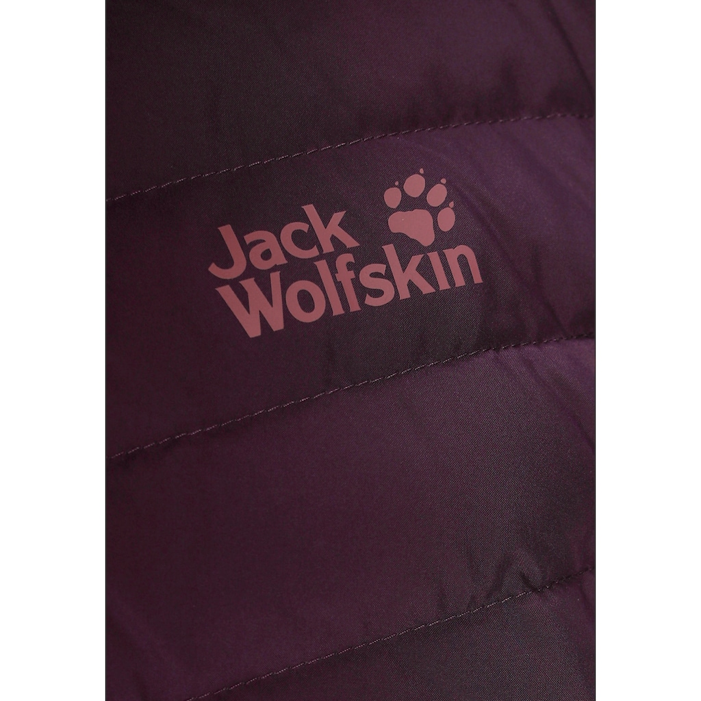 Jack Wolfskin Daunenjacke »STANLEY«, mit Kapuze, Wasserabweisend & Winddicht & Atmungsaktiv