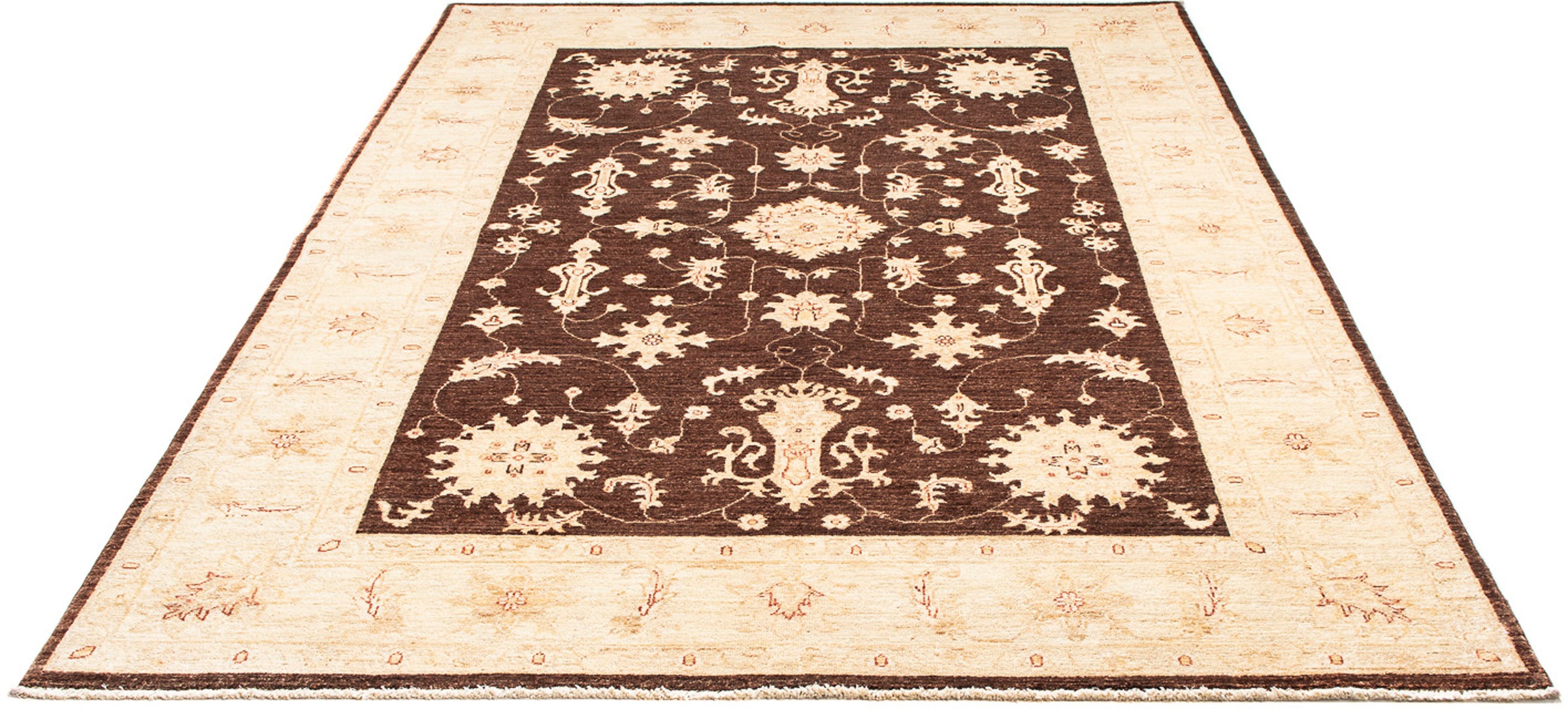 Image of morgenland Orientteppich »Perser - Nomadic - 233 x 167 cm - braun«, rechteckig, 10 mm Höhe, Wohnzimmer, Handgeknüpft, Einzelstück mit Zertifikat bei Ackermann Versand Schweiz