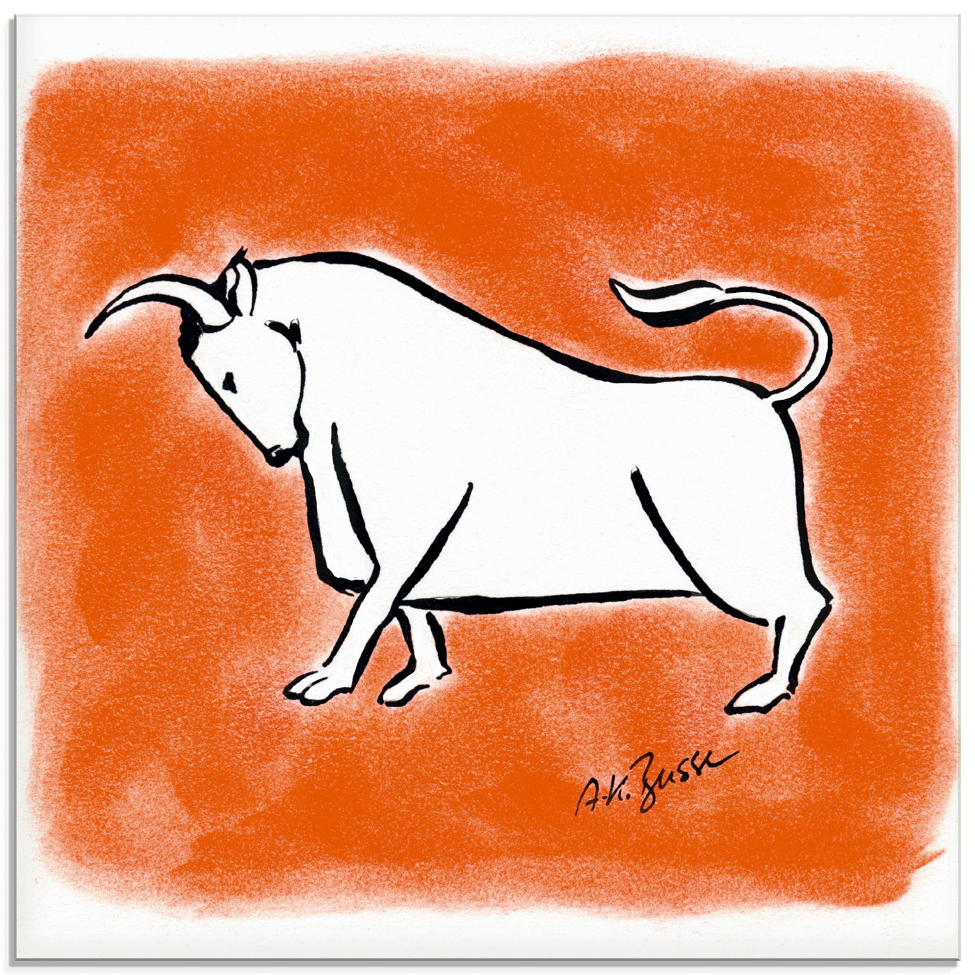 Image of Artland Glasbild »Serie Sternzeichen Stier«, Sternzeichen, (1 St.) bei Ackermann Versand Schweiz