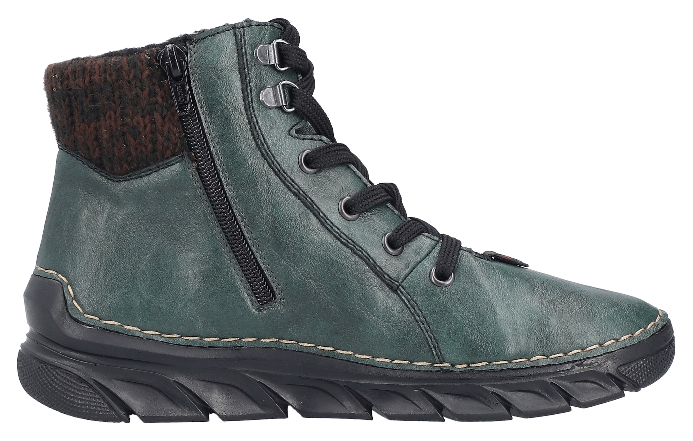 Rieker Bottes d'hiver  bottines à lacets, bottines avec fermeture éclair intérieure