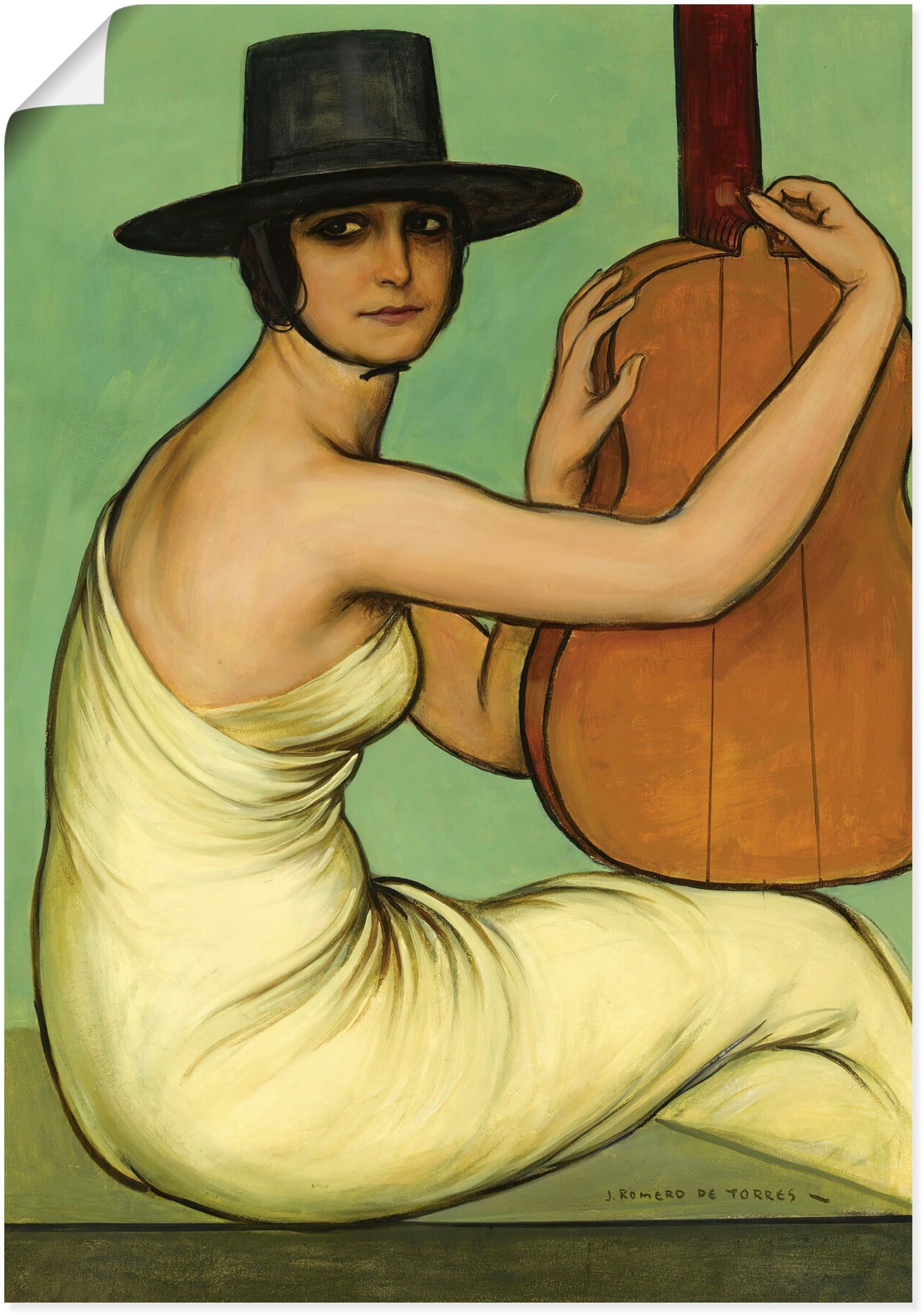 Image of Artland Wandbild »Dora La Cordobesa. 1925.«, Bilder von berühmten Musikern, (1 St.), in vielen Grössen & Produktarten - Alubild / Outdoorbild für den Aussenbereich, Leinwandbild, Poster, Wandaufkleber / Wandtattoo auch für Badezimmer geeignet bei Ackerman