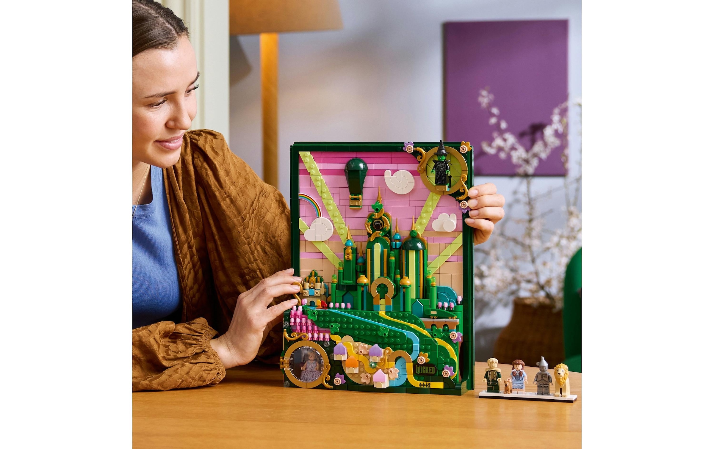 LEGO® Konstruktionsspielsteine »Emerald City Wandkunst 75685«