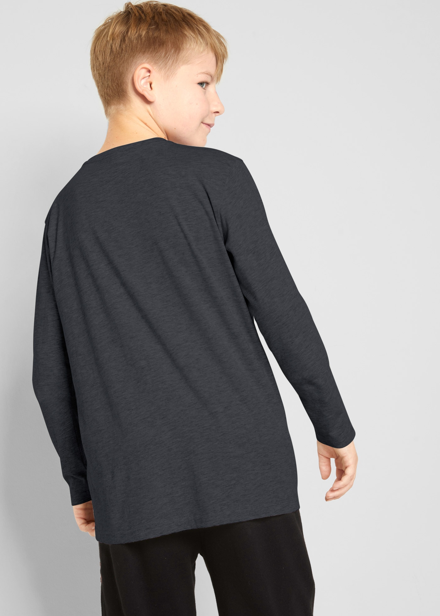 bonprix Langarmshirt, 2er Packung
