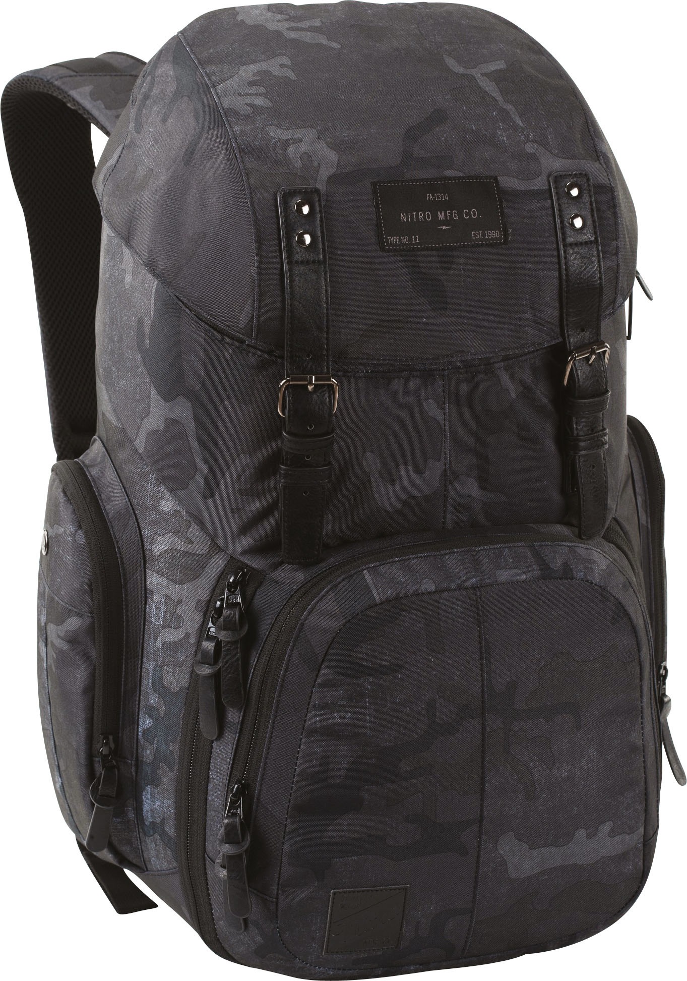 NITRO Laptoprucksack »Weekender«, Reiserucksack mit Laptopfach, Schulrucksack, Wanderrucksack