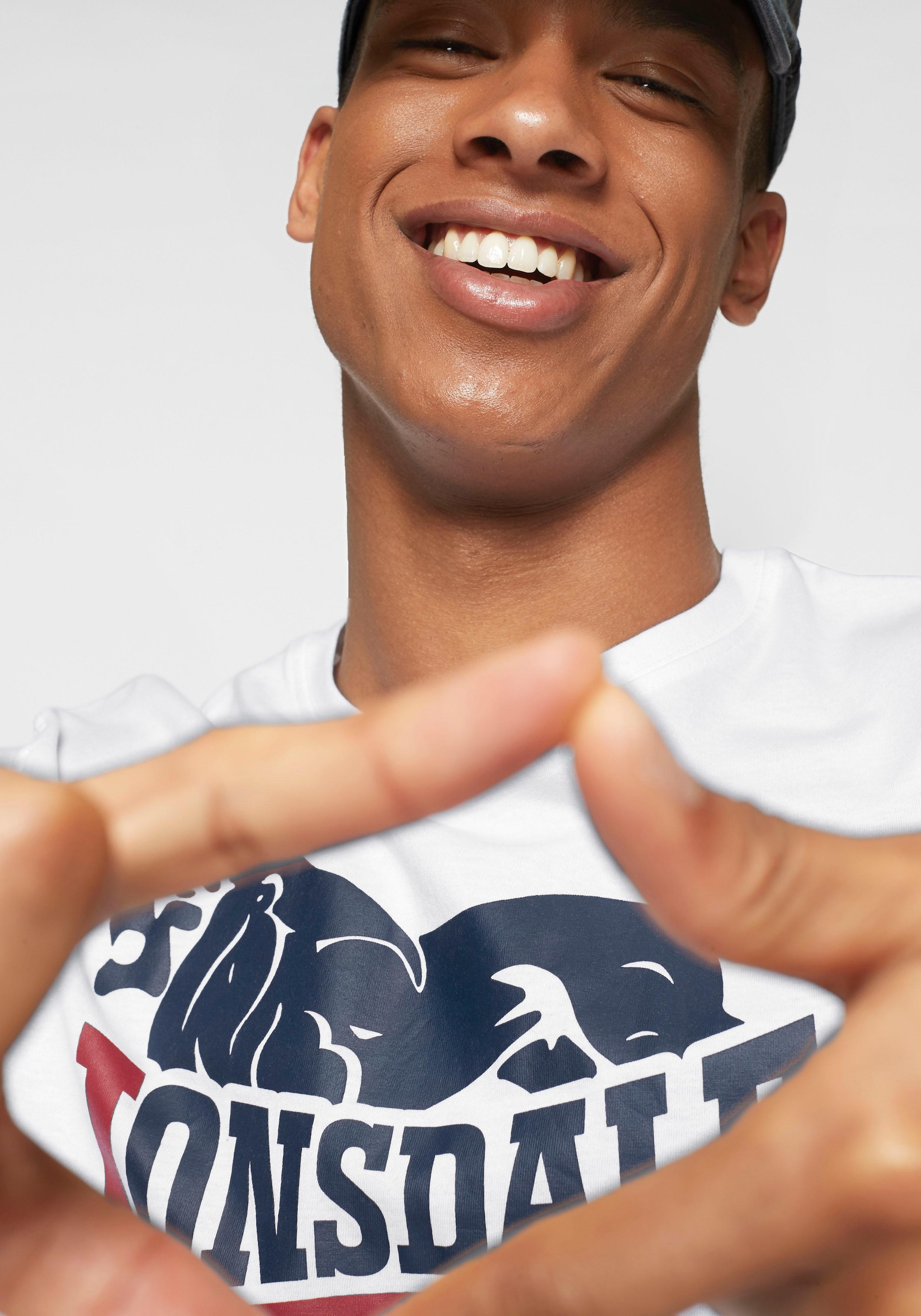 Lonsdale T-Shirt »LOSCOE«, (Packung, 2 tlg., 2er-Pack), Doppelpack