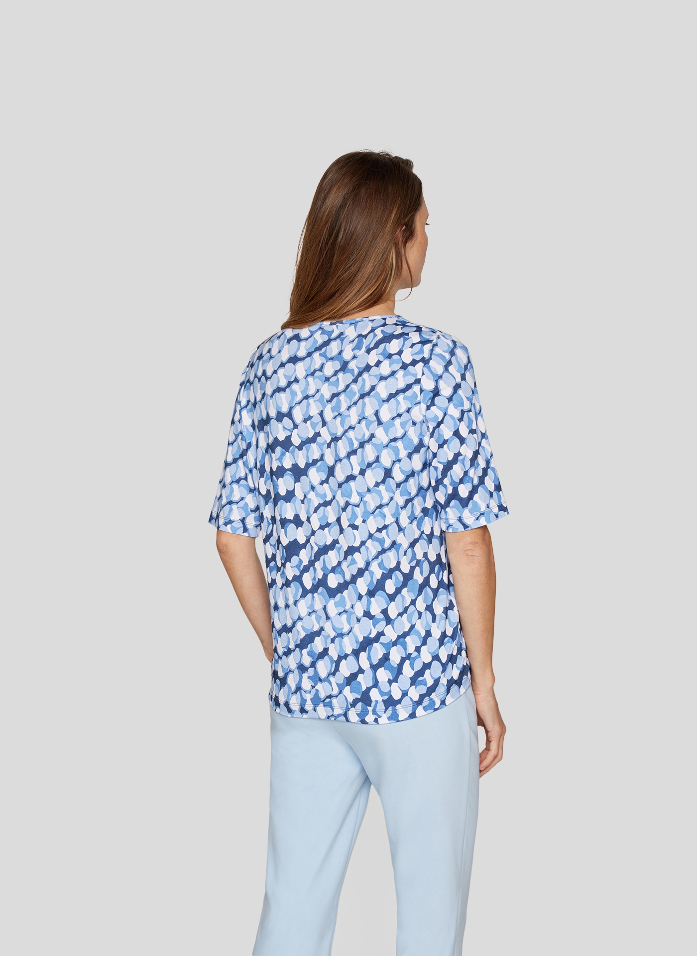 Rabe T-Shirt, mit All-Over Print
