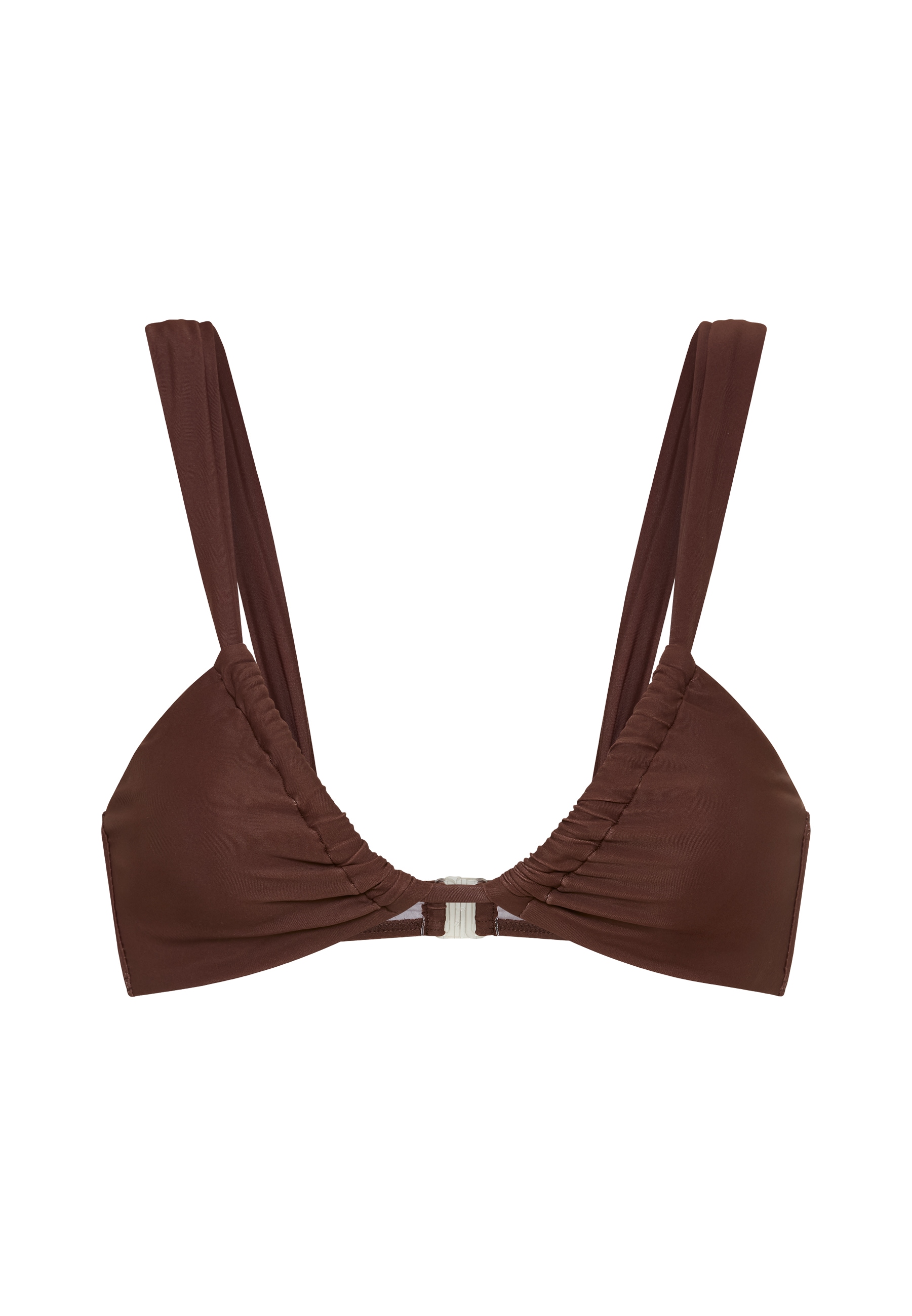 LSCN by LASCANA Triangel-Bikini-Top »Gina« in trendiger Uni-Farbe